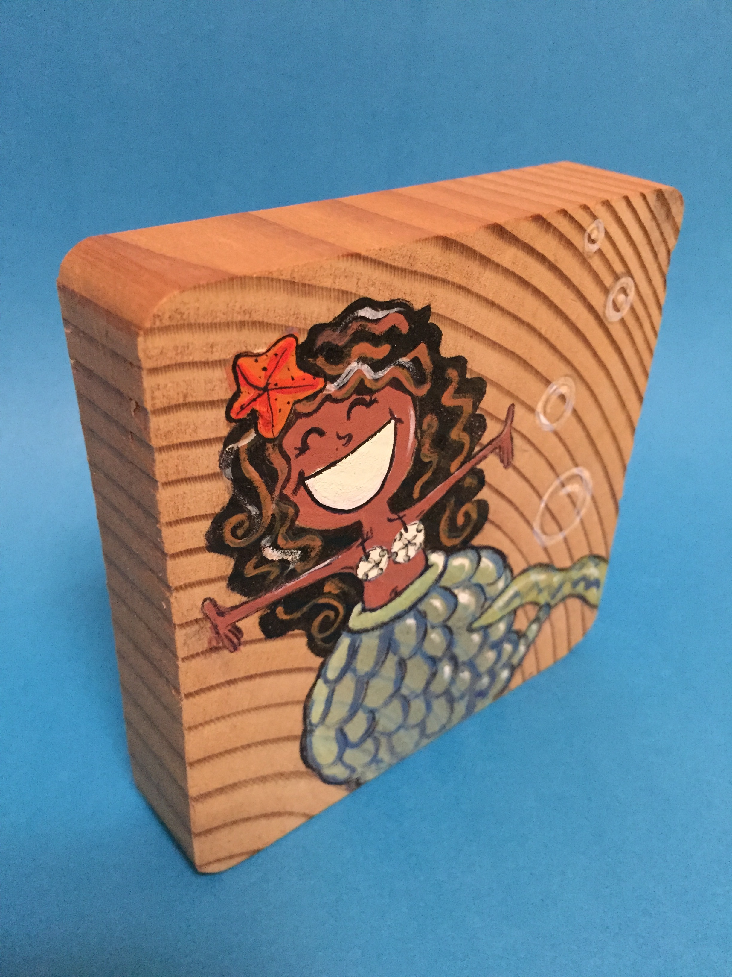  Sweet as Starfish pie little mermaid girl. 