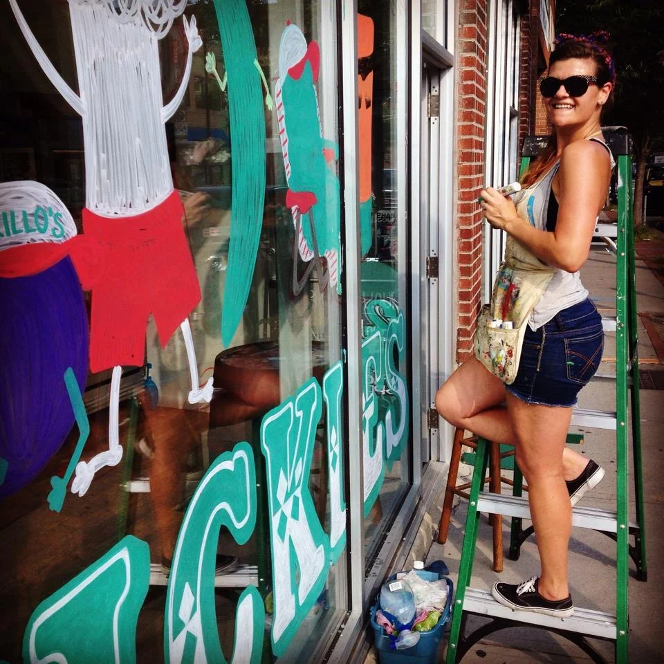 Grillo's Pickles Window Splash