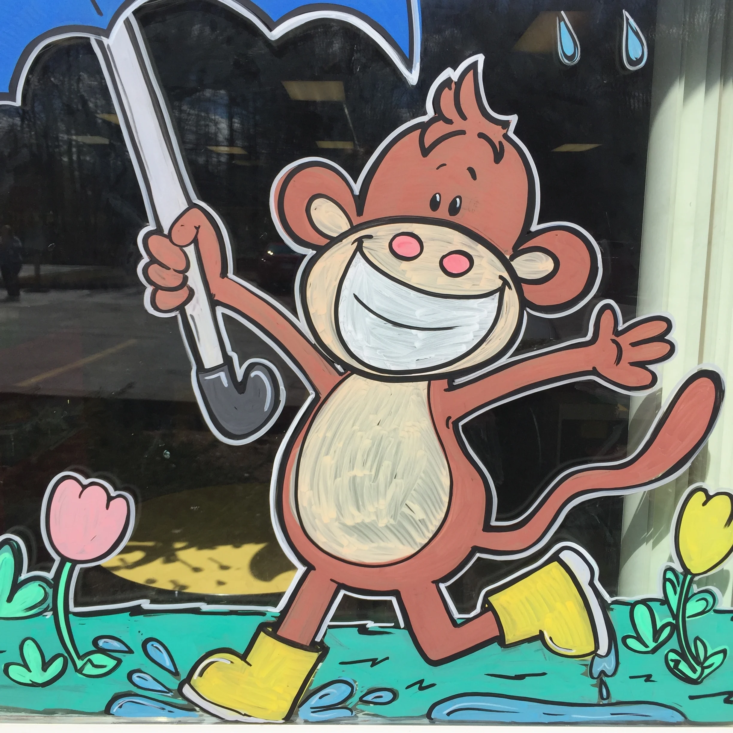 Monkey Window Splash