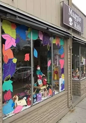 Technicolor Leaves Window Splash