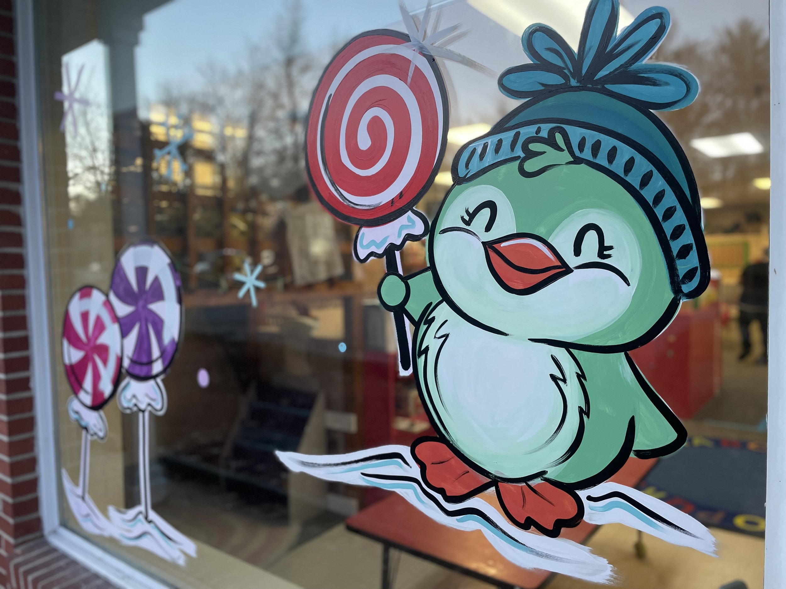 Christmas Penguin splash