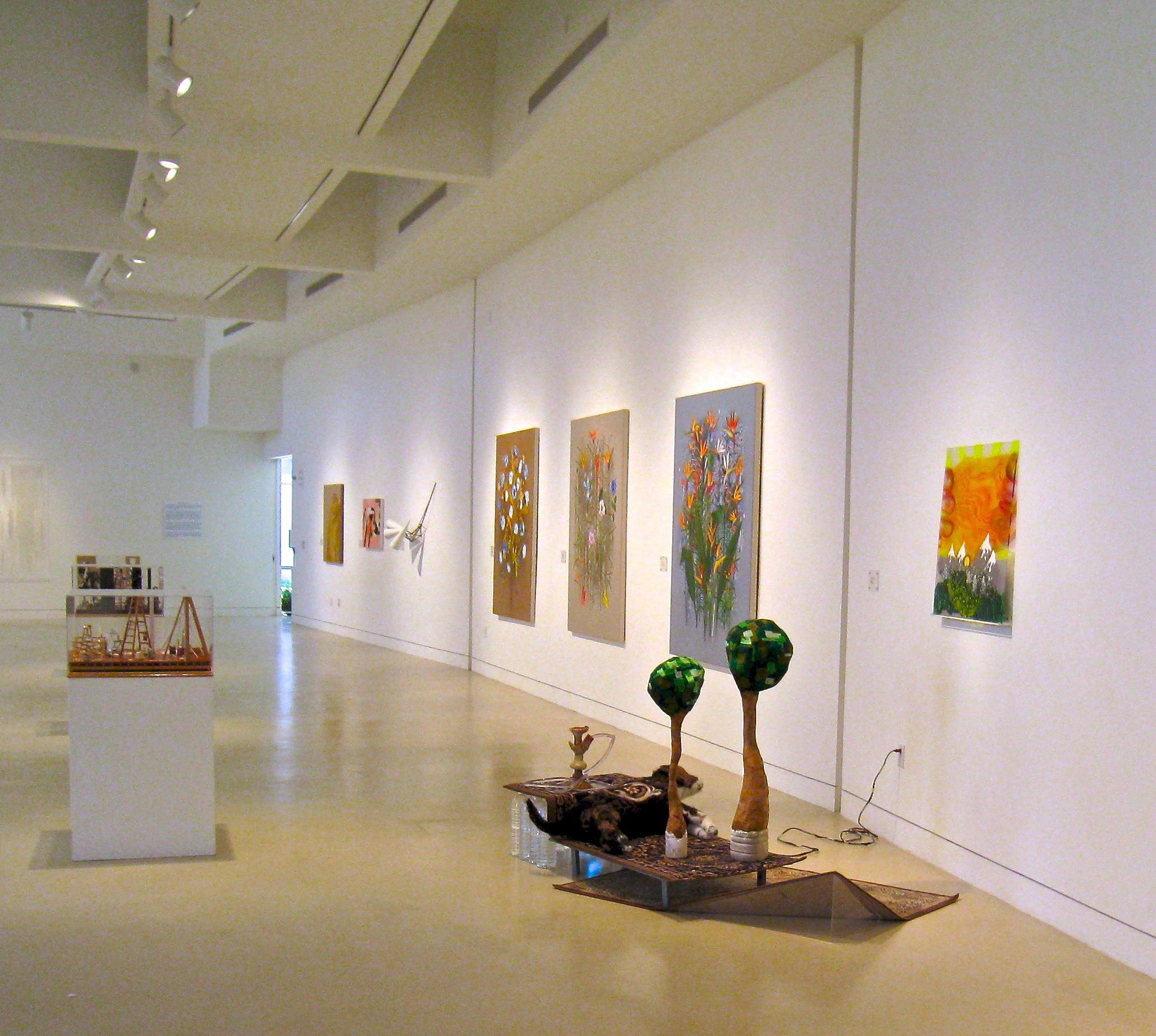 Subliminal Rapture Rug,	2010 installation views, Torrence Art Museum