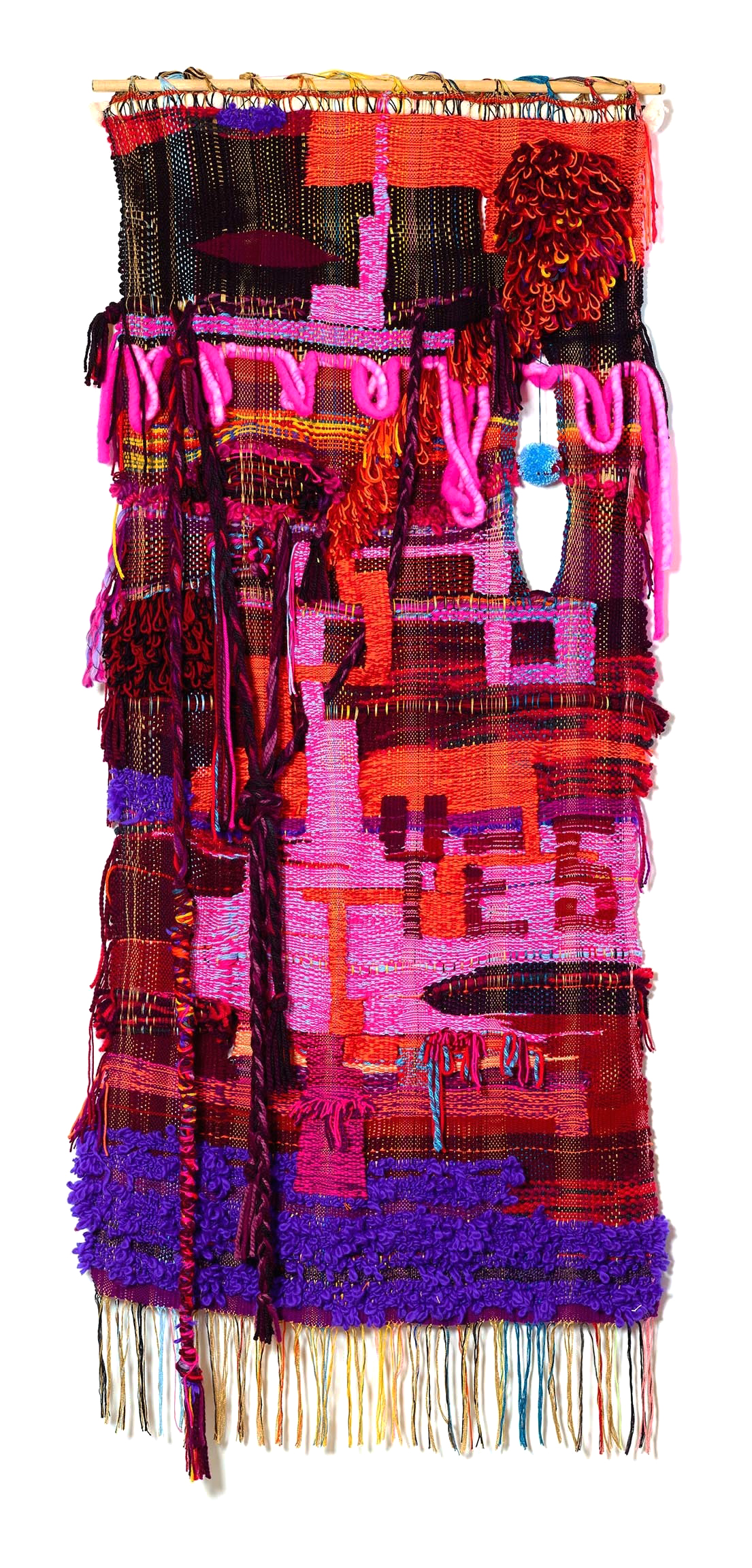 2015, 86" x 37", acrylic, wool, cotton