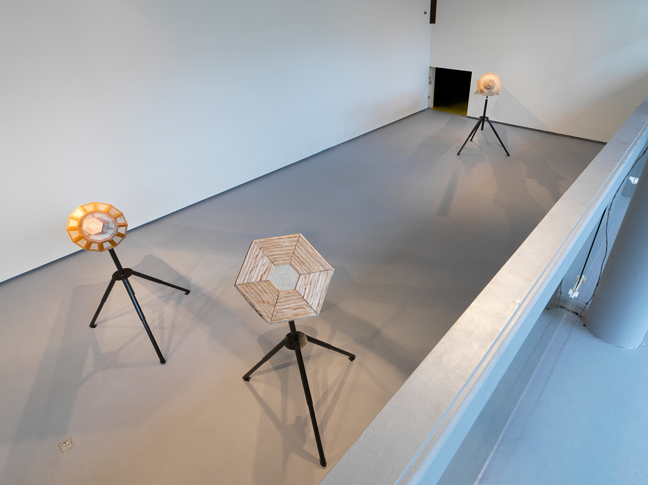 Scenic Overlook by Susan Giles at the Hyde Park Art Center; role: artist assistant, aided in fabrication and designed tripod stand ; photographed by Tom Van Eynde