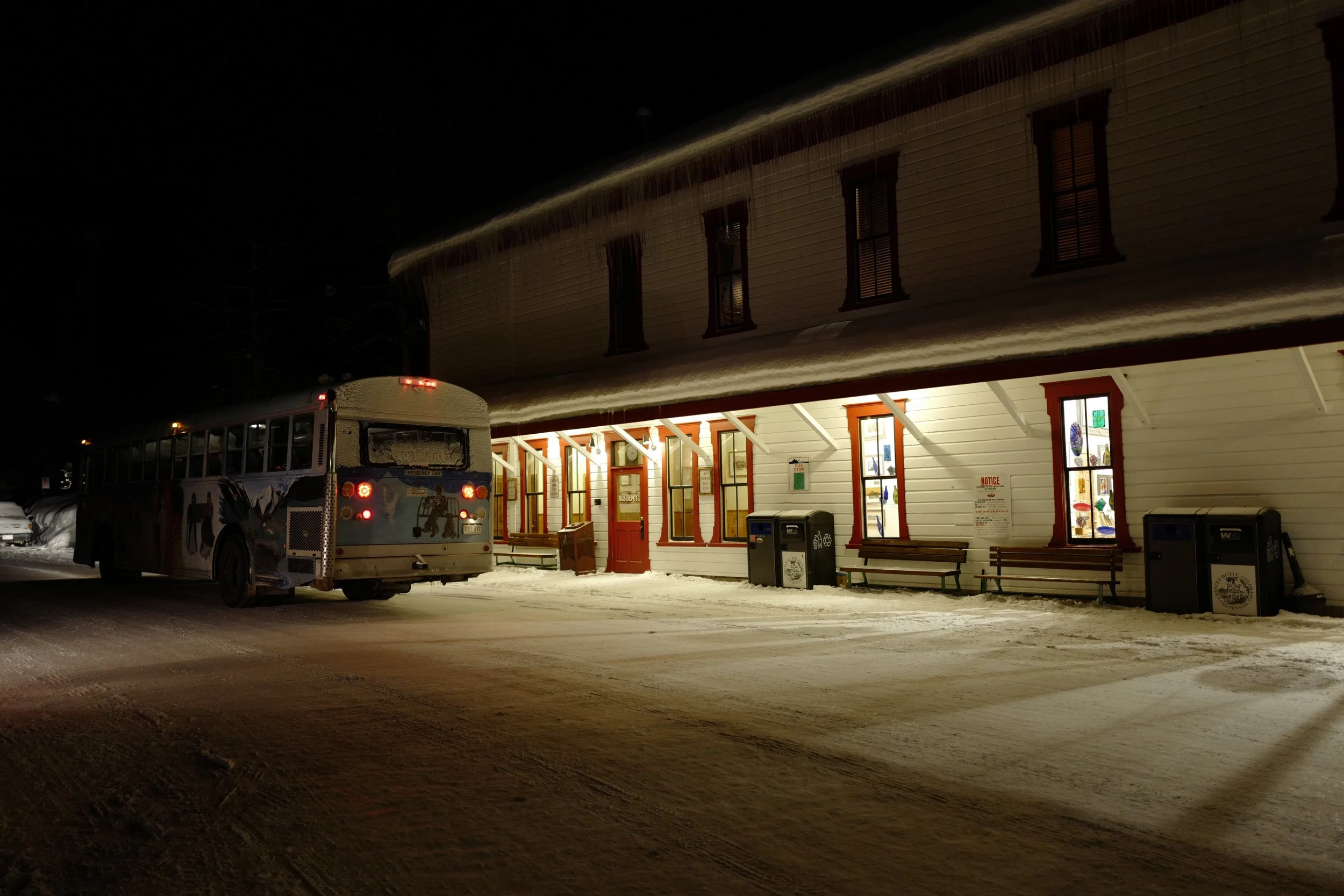 Riding the bus around town and up to Mount Crested Butte is one of our favorite things to do while in town.
