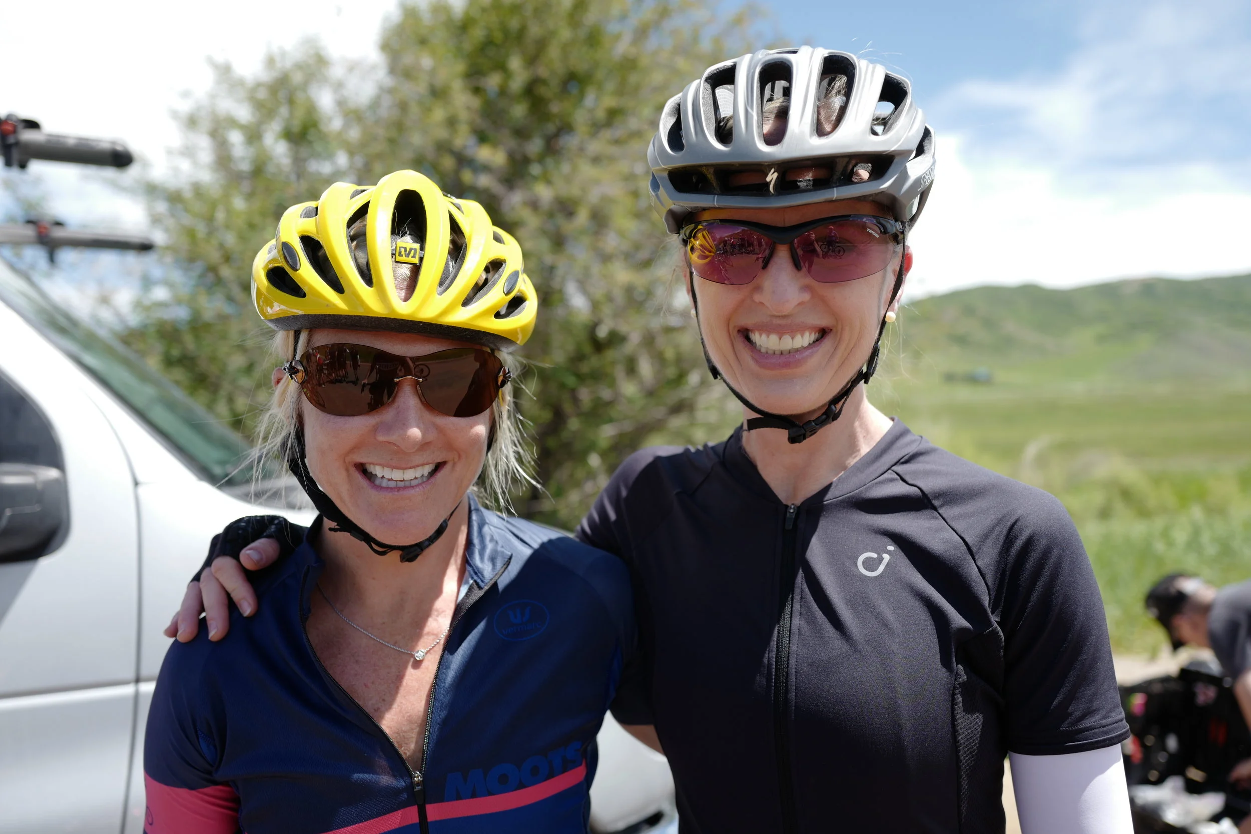 Kelly from Steamboat left, and Marissa from Mill Valley, CA right. These ladies crushed every ride. Absolute blast hanging with them and getting to know new people. The California crew had a few people that had never ridden gravel before. Welcome to the dark side ladies!! Gravel is the best and the ONLY way to ride!!