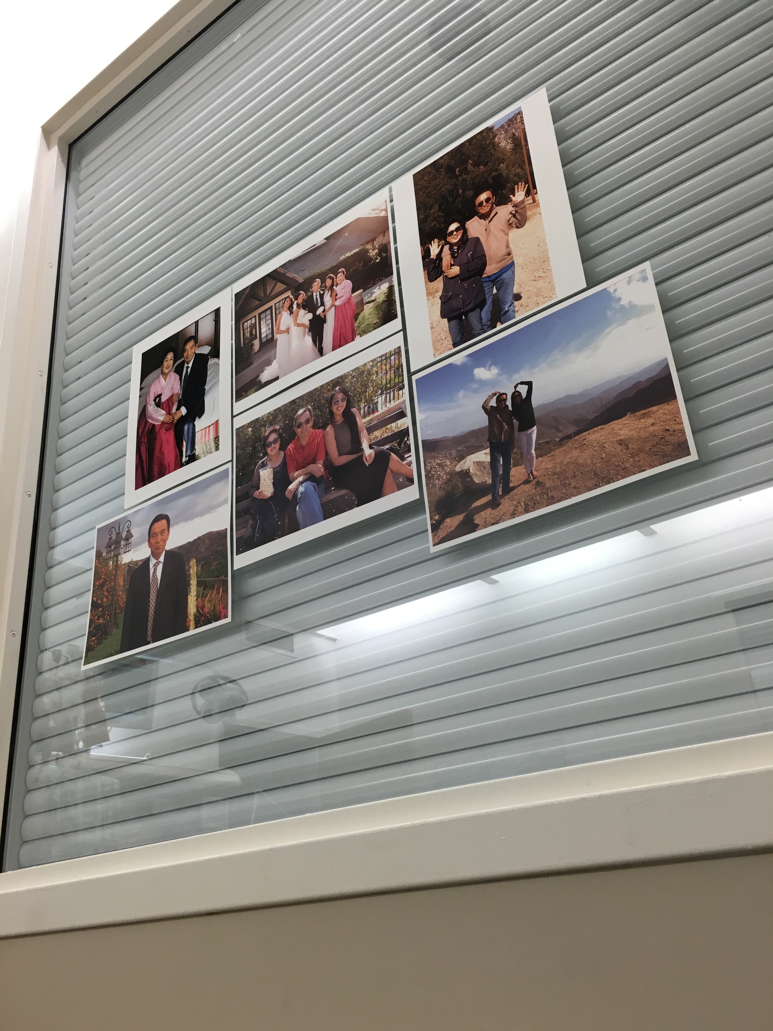  Family and Friend photos to help warm up the room.&nbsp; 