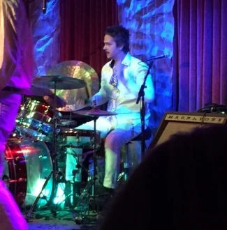 See Fran float the drums in person at the next Straw Polly show. Follow Straw Polly on Facebook