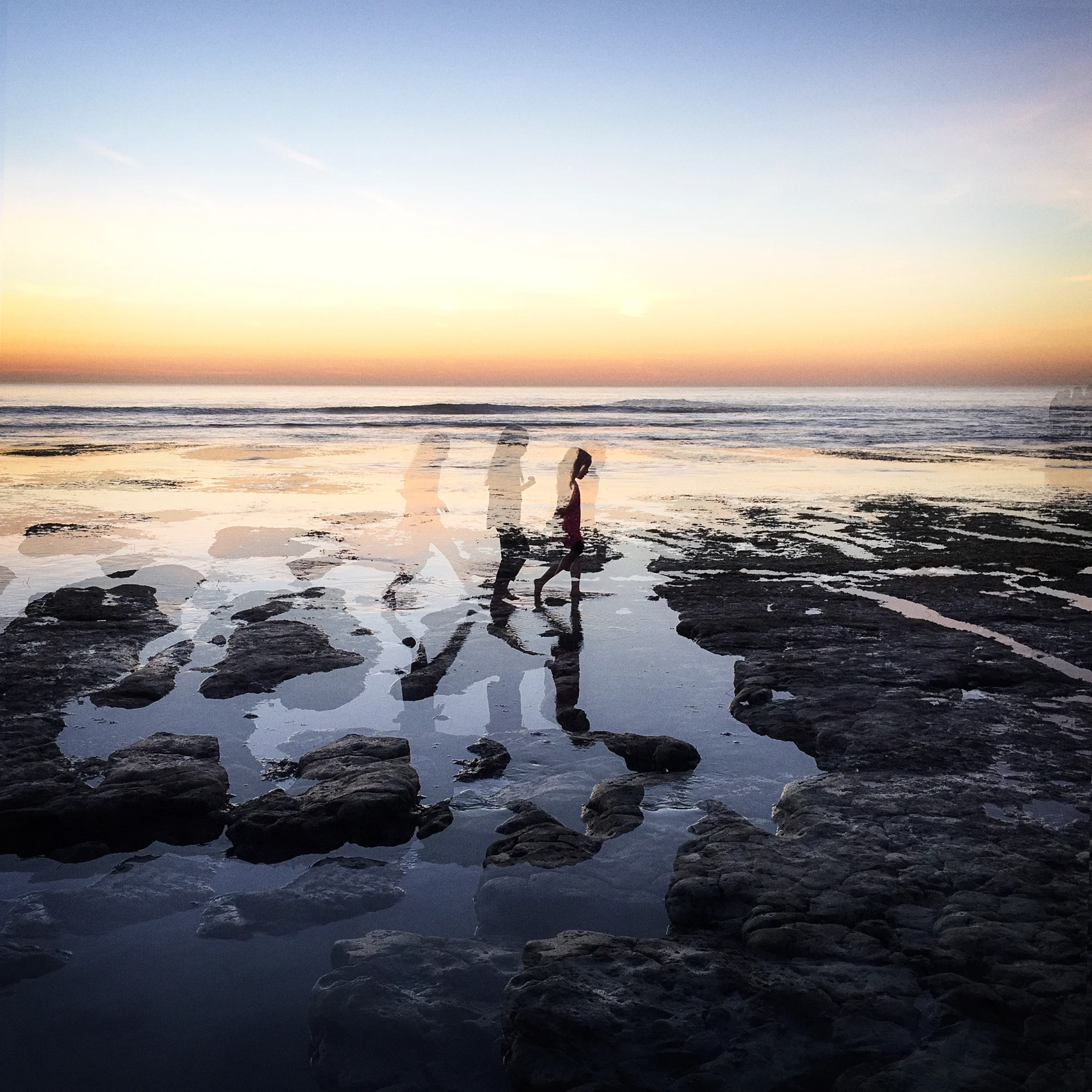 Print - Cardiff beach in San Diego