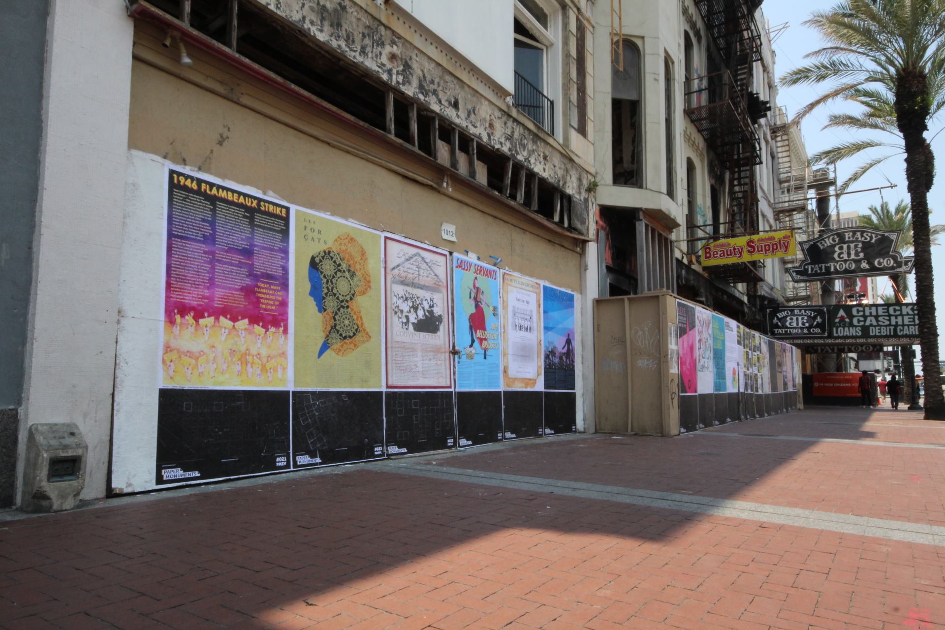 Installation at Canal Street