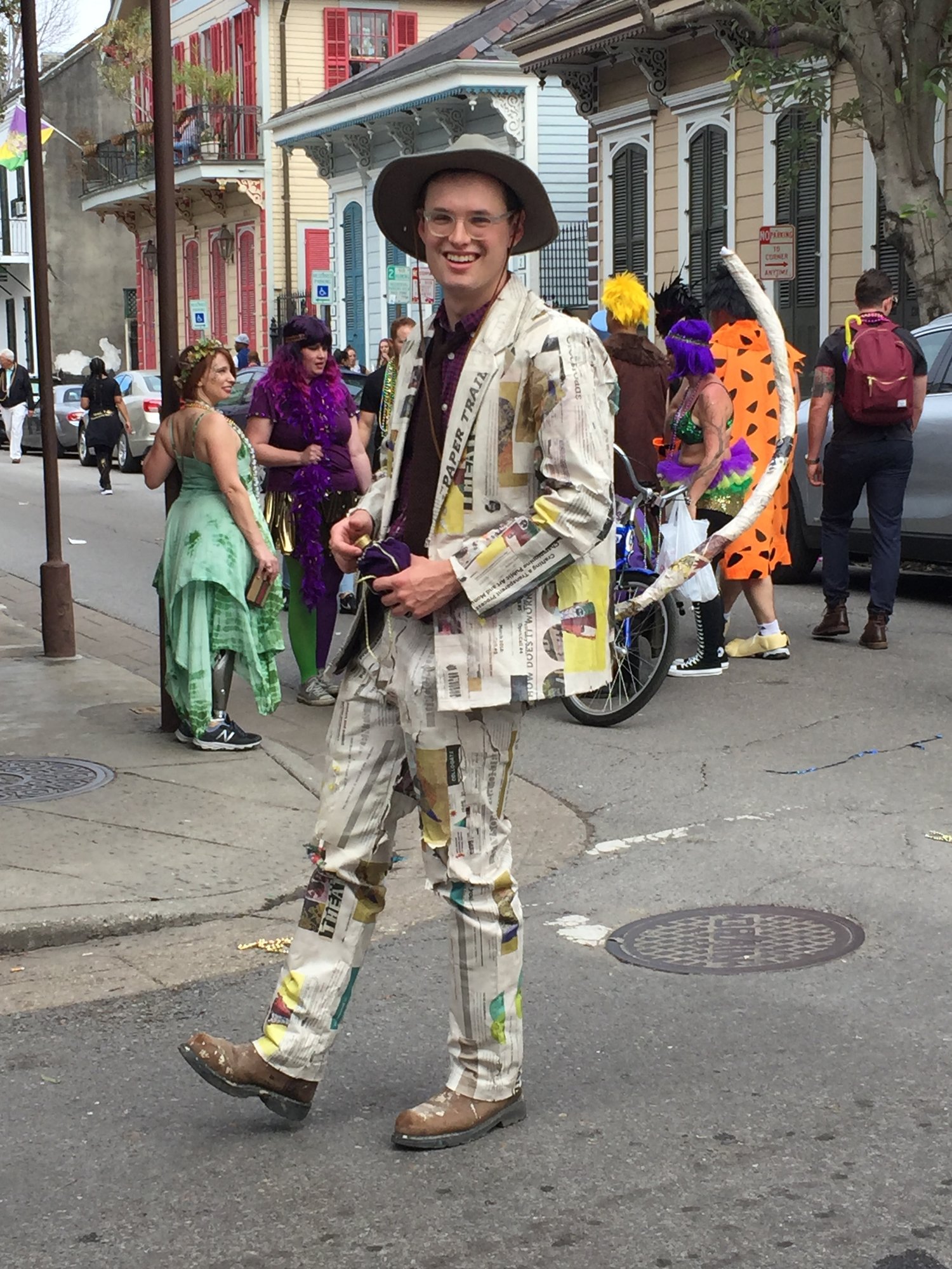 Paper Monuments at Mardi Gras