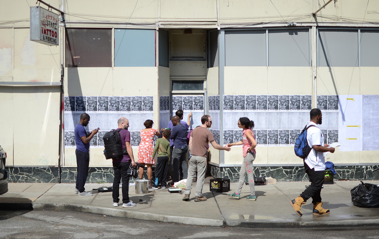 Installation at South Rampart