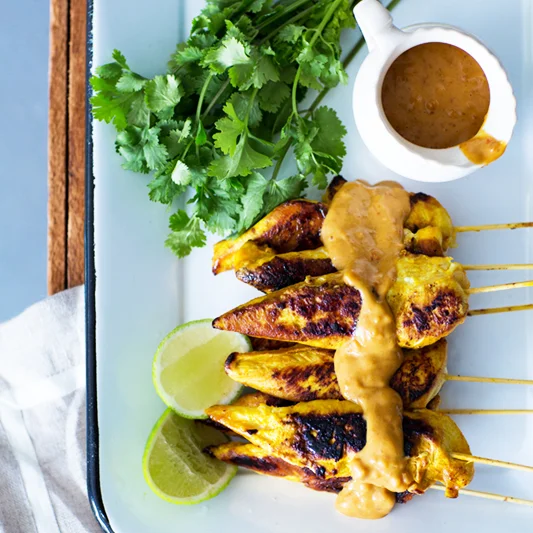 Satay Chicken Skewers