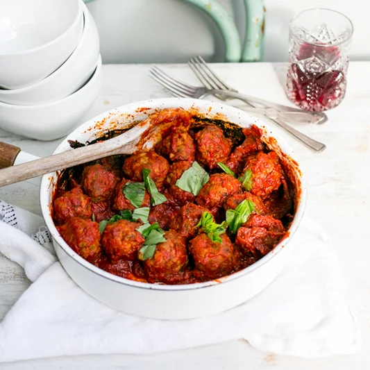 Jacobs Meatballs with Chorizo
