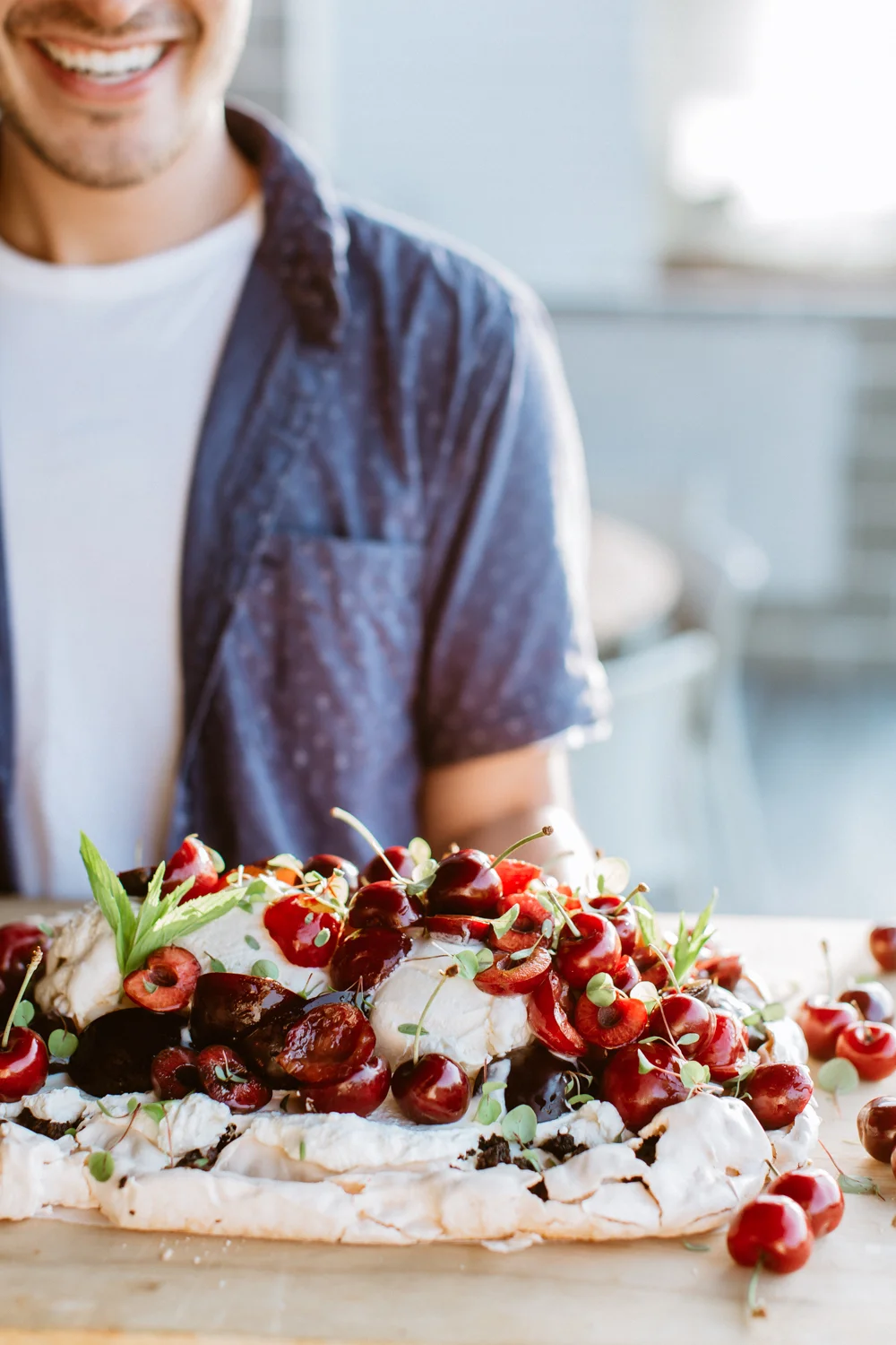Christmas Pudding Pavlova