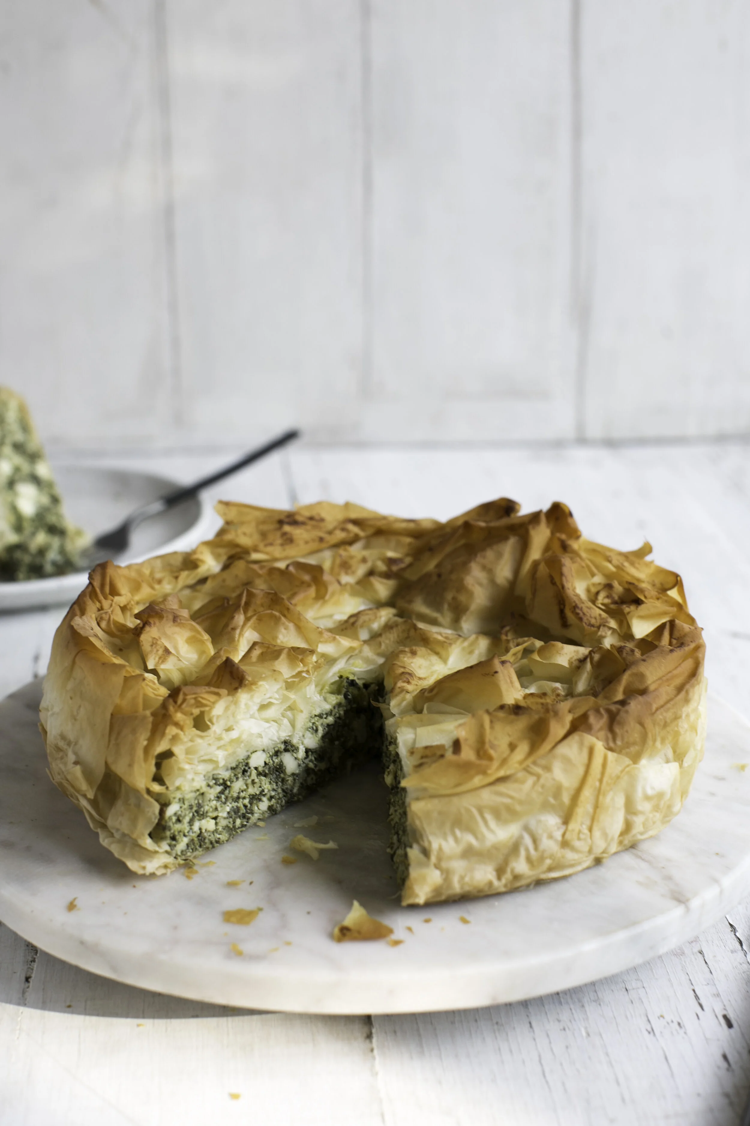 Crunchy Spanakopita Pie
