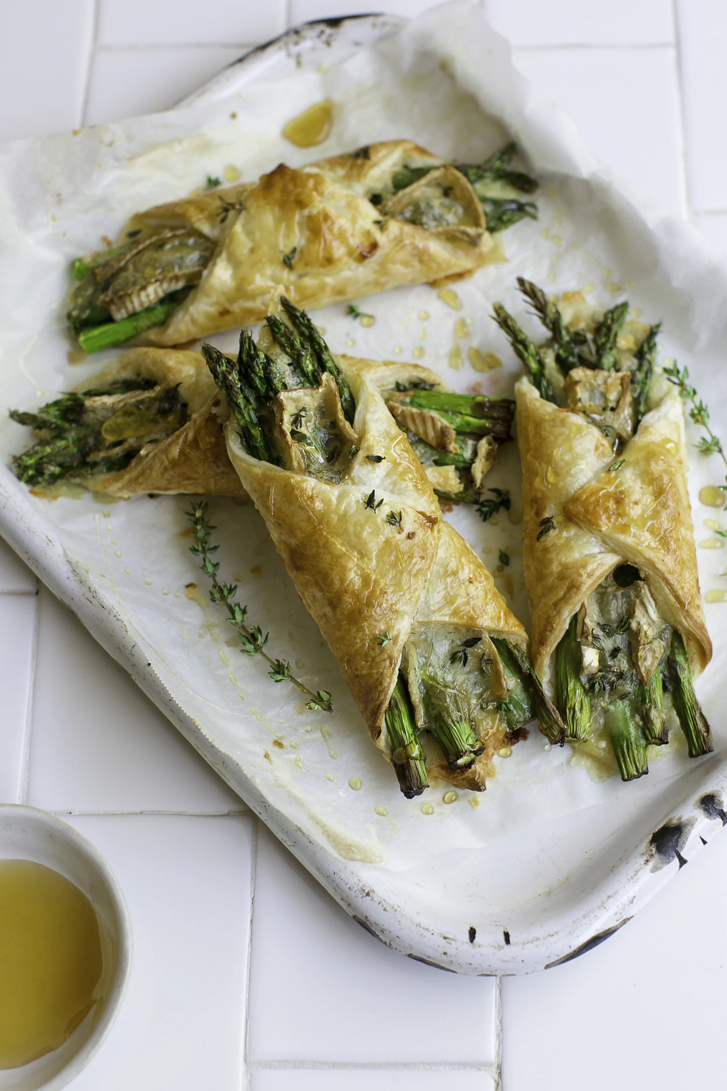 Brie and Asparagus Croissants