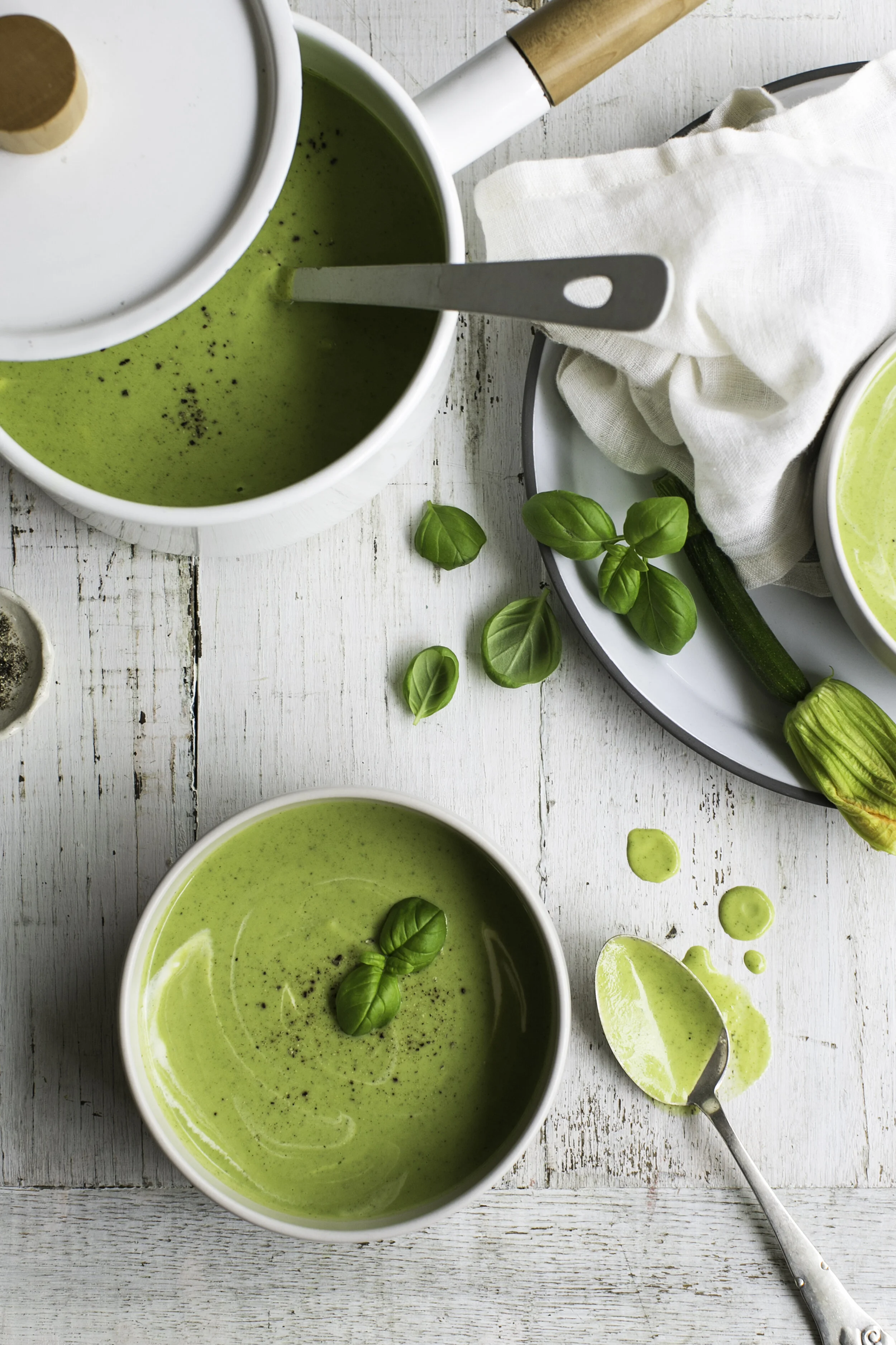 Zucchini Basil Soup