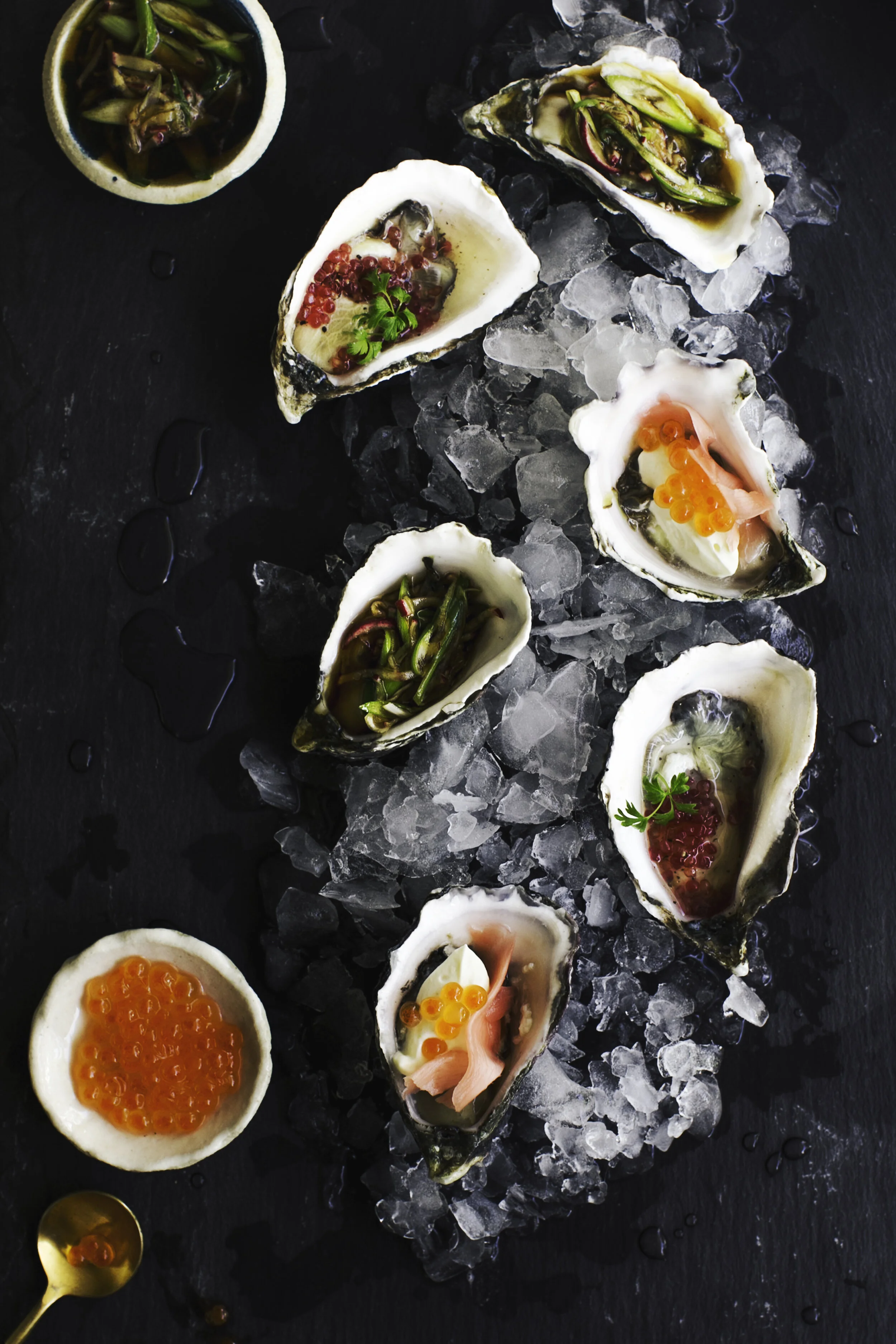 Oysters Three Ways