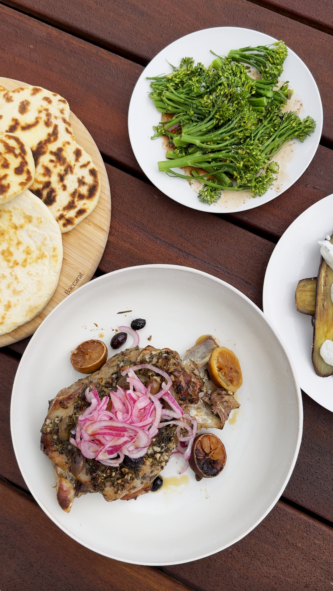 Greek Lamb with Easy Pita