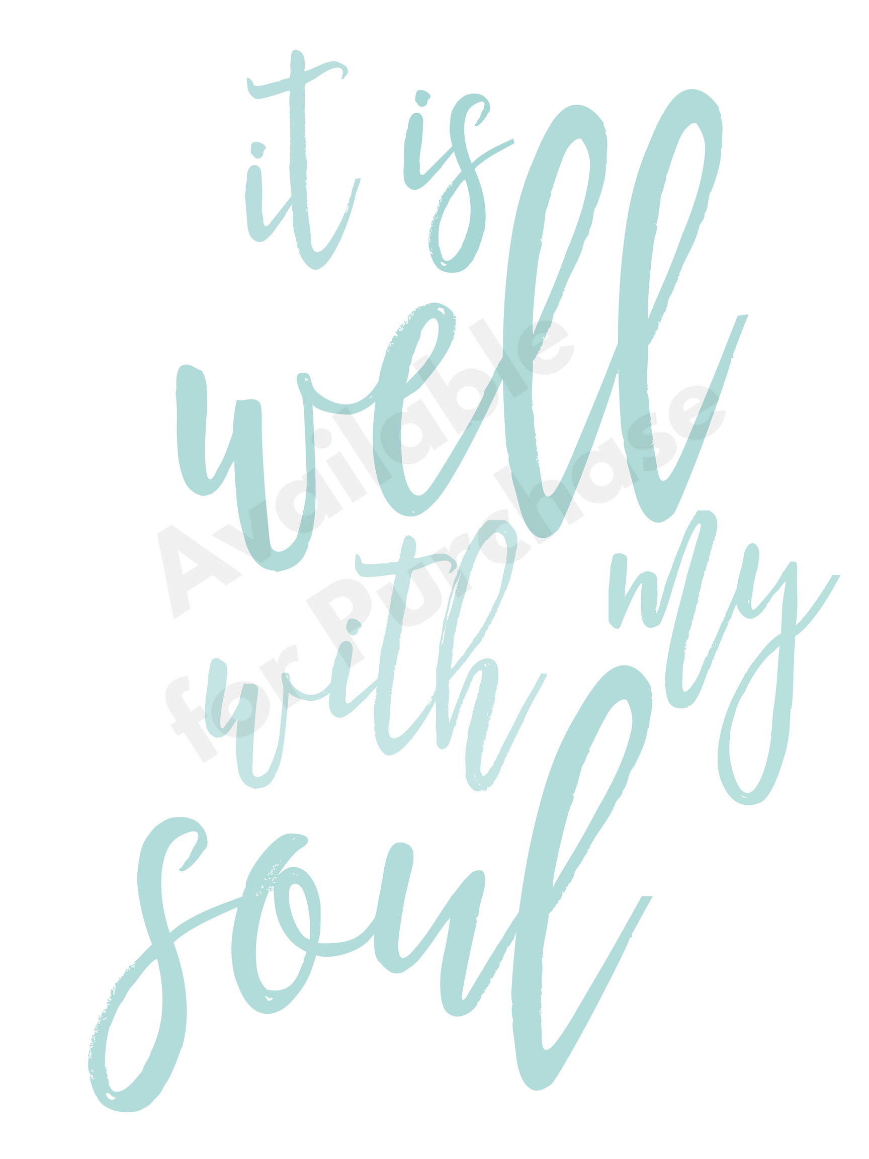 These 5 Printables come in gold, black, grey, gold+turquoise, and turquoise. They are in jpeg format and can be printed as large as an 8x10.