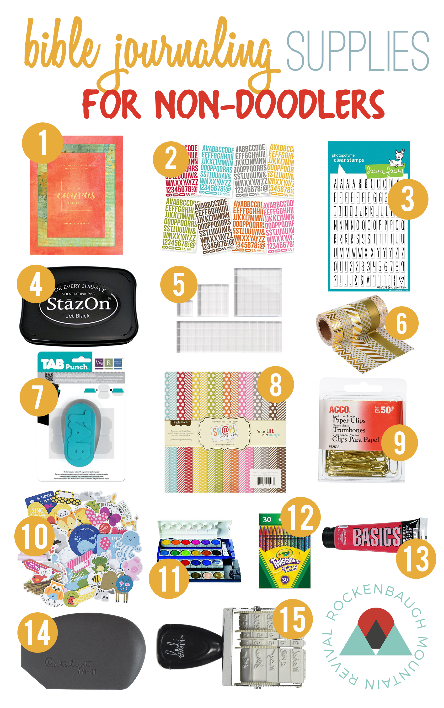 15 Bible Journaling Supplies When You Can't Draw — t.His