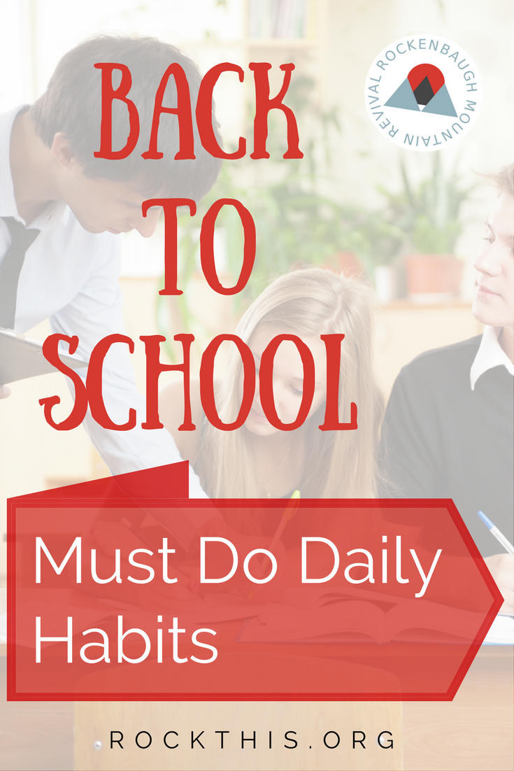 Back to School: Must Do Daily Habits — t.His | Rock This Revival