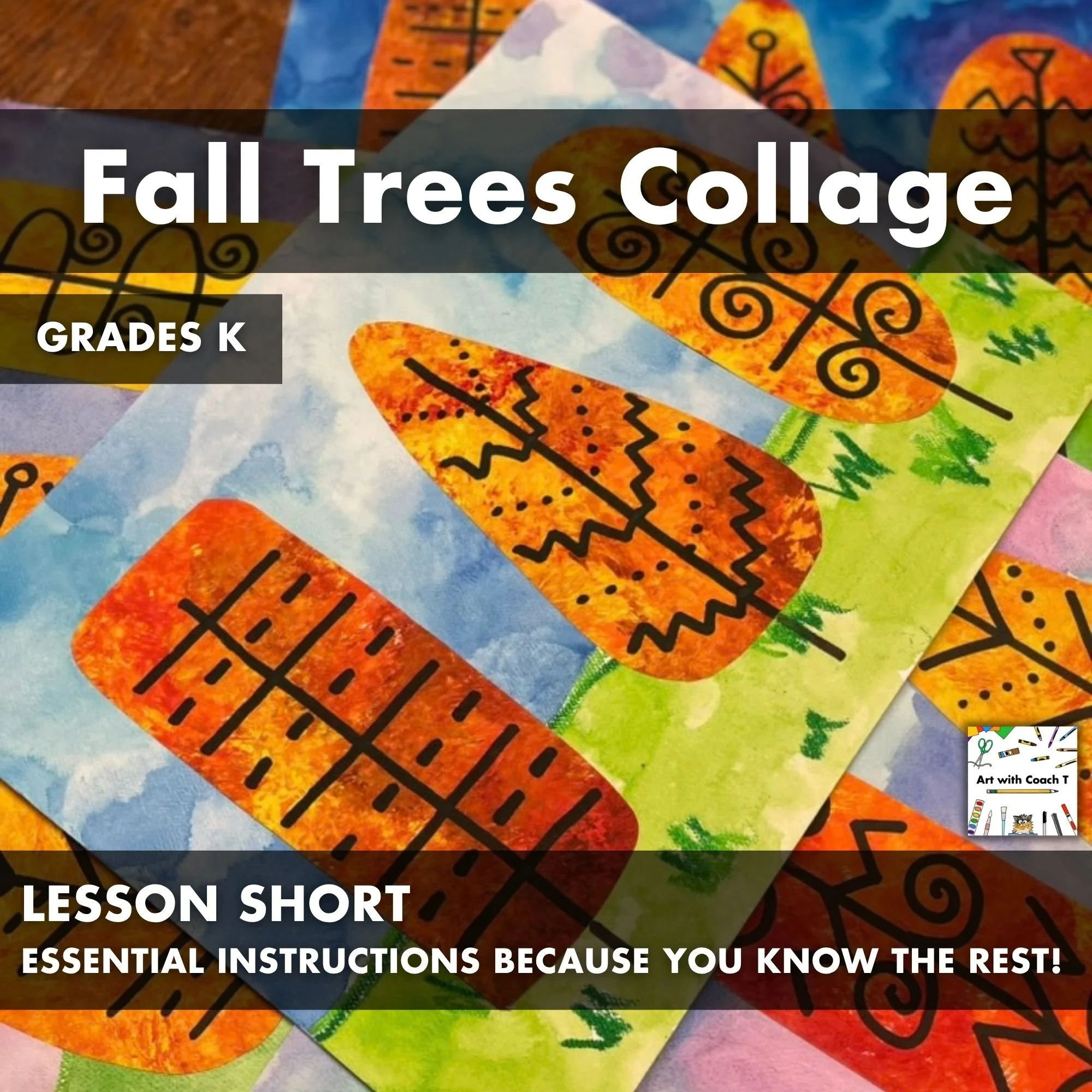 Fall Trees Collage Lesson Short