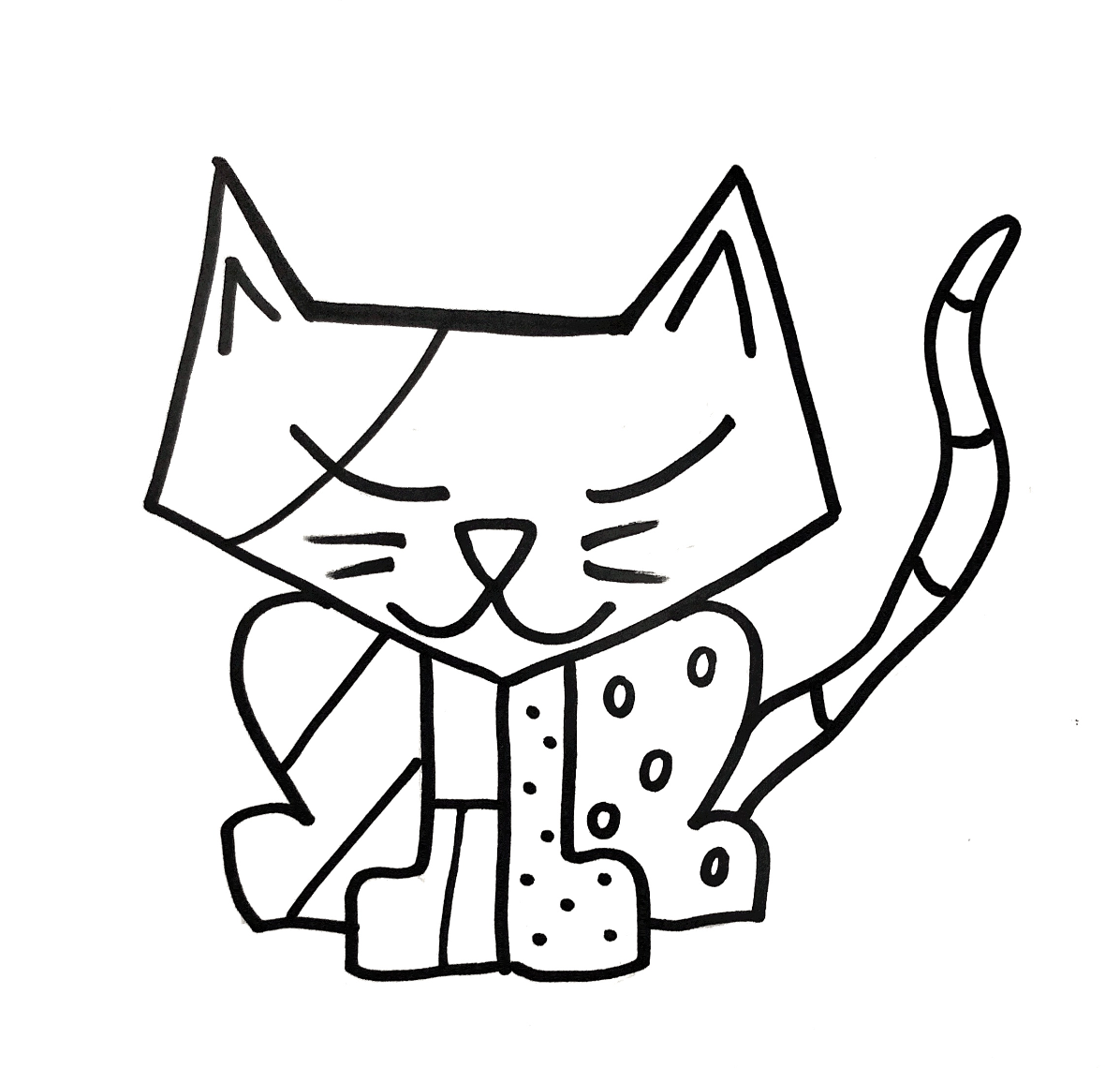 Romero Britto Cat.png