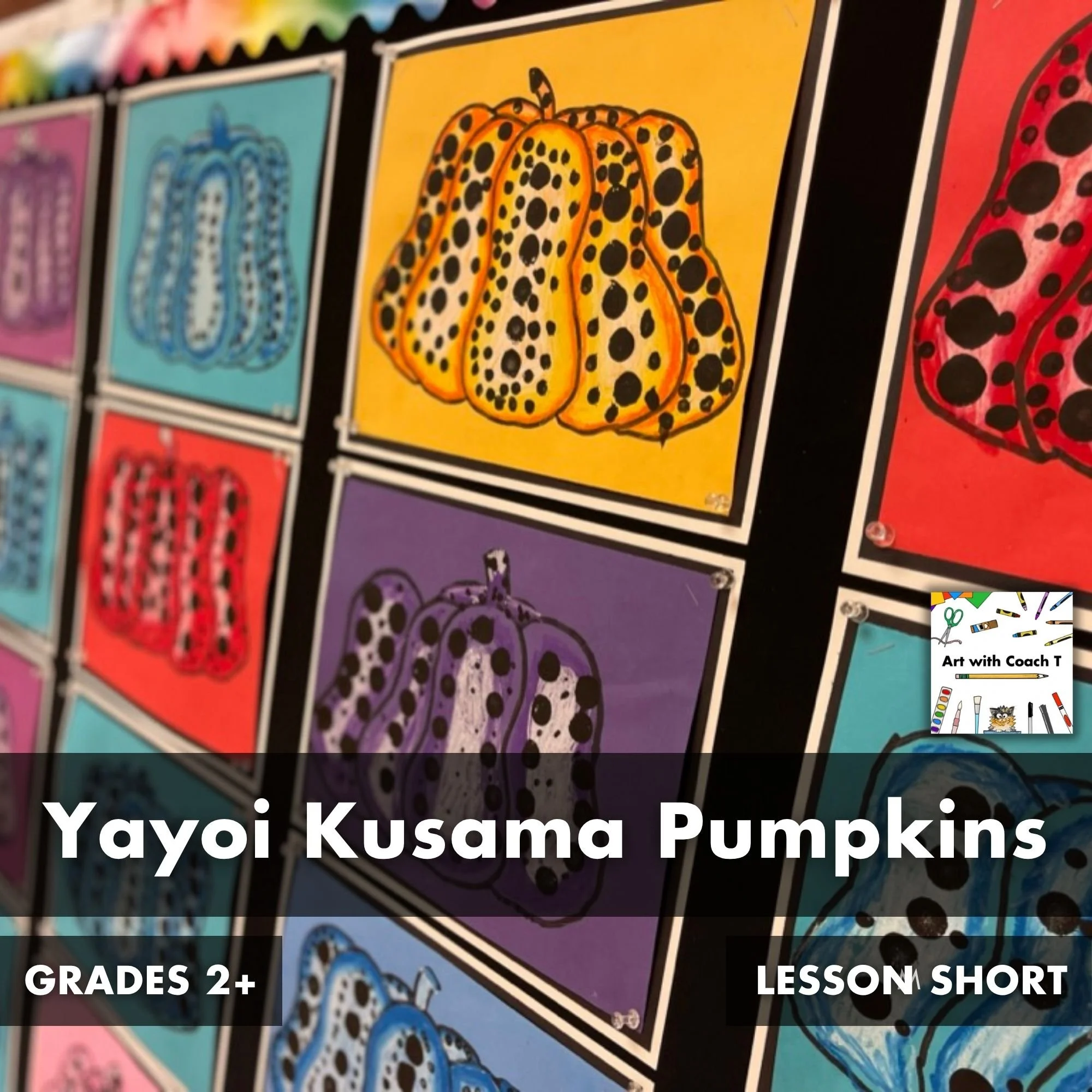 Yayoi Kusama Pumpkins Lesson Short | Mini Art Lesson for Kids