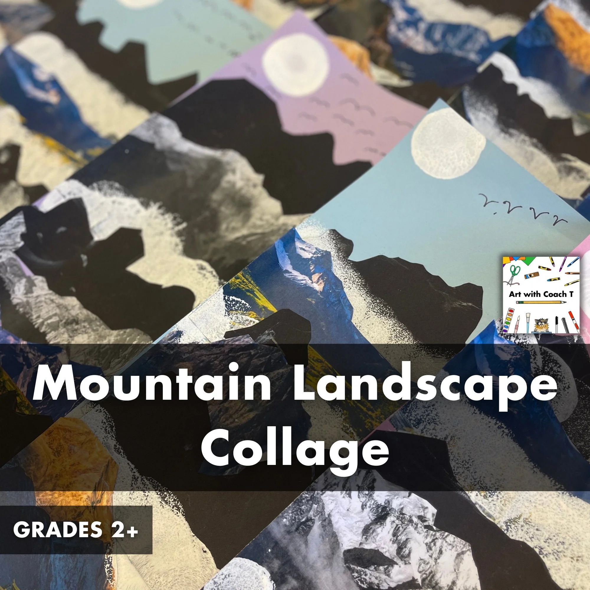 Vertical Mountainscapes Lesson Plan