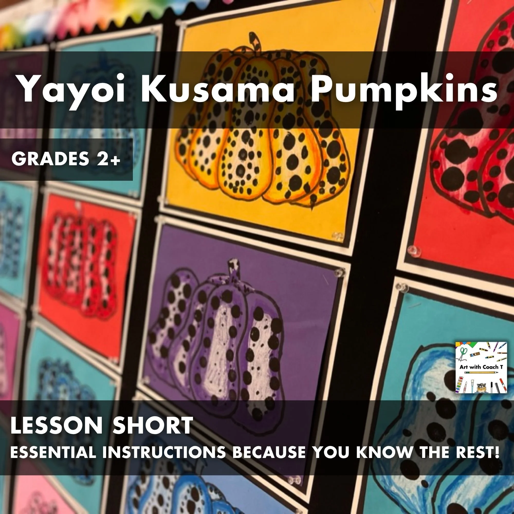 Yayoi Kusama Pumpkins Art Lesson Short