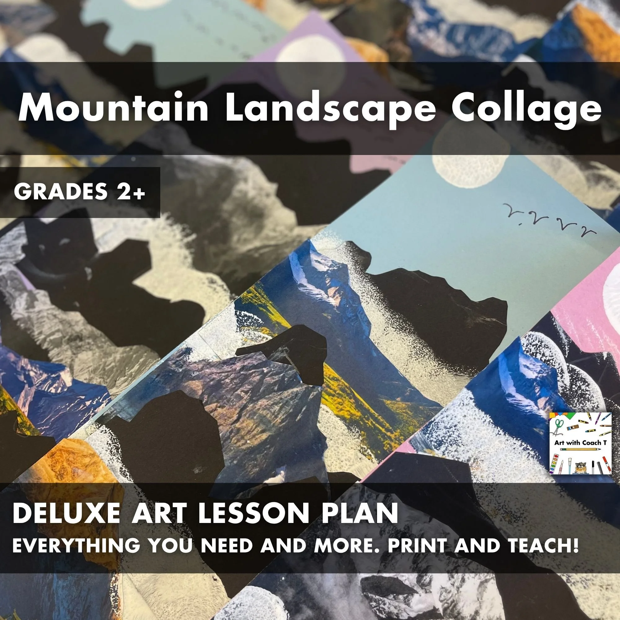 Vertical Mountainscapes Deluxe Art Lesson Plan