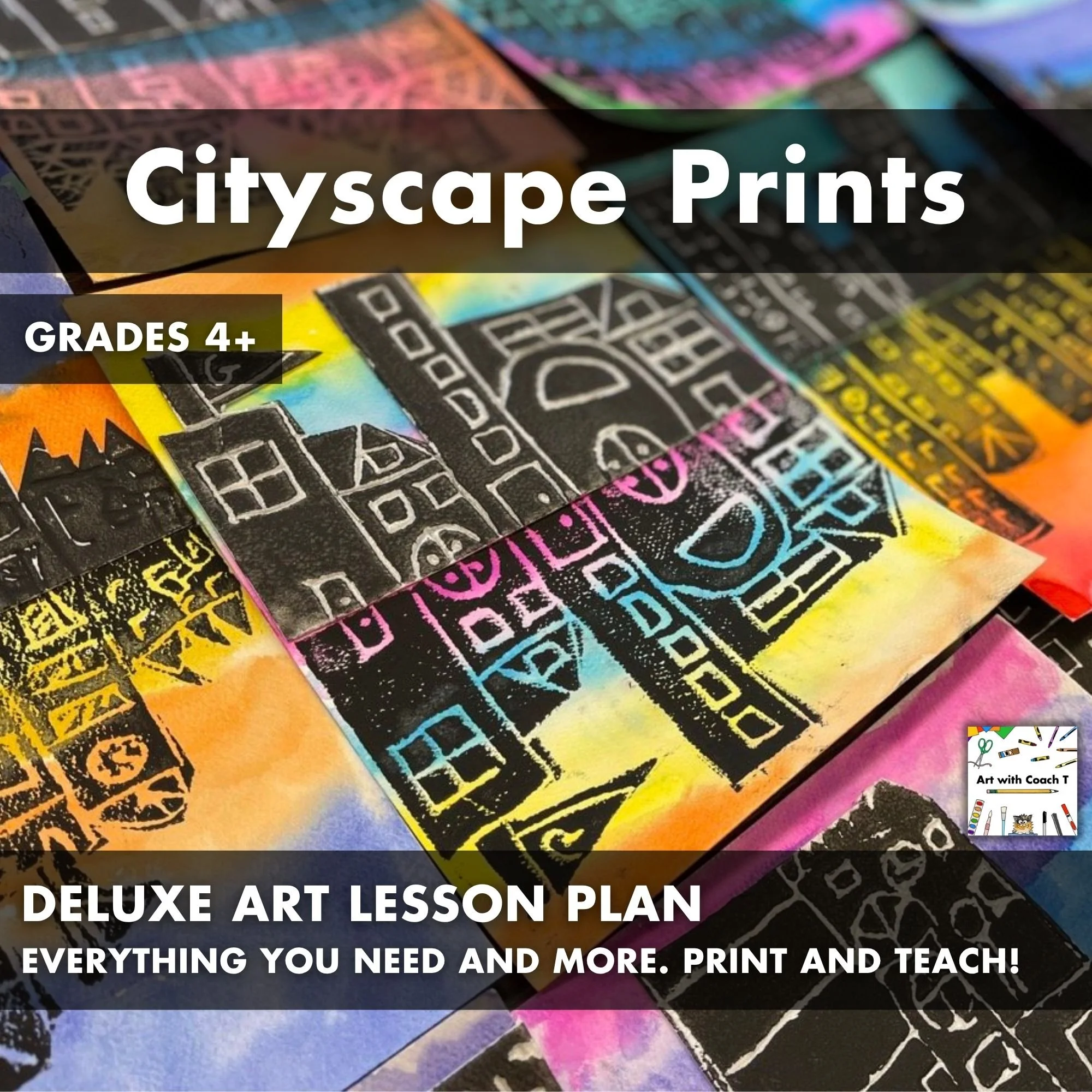 Cityscape Prints Deluxe Art Lesson Plan