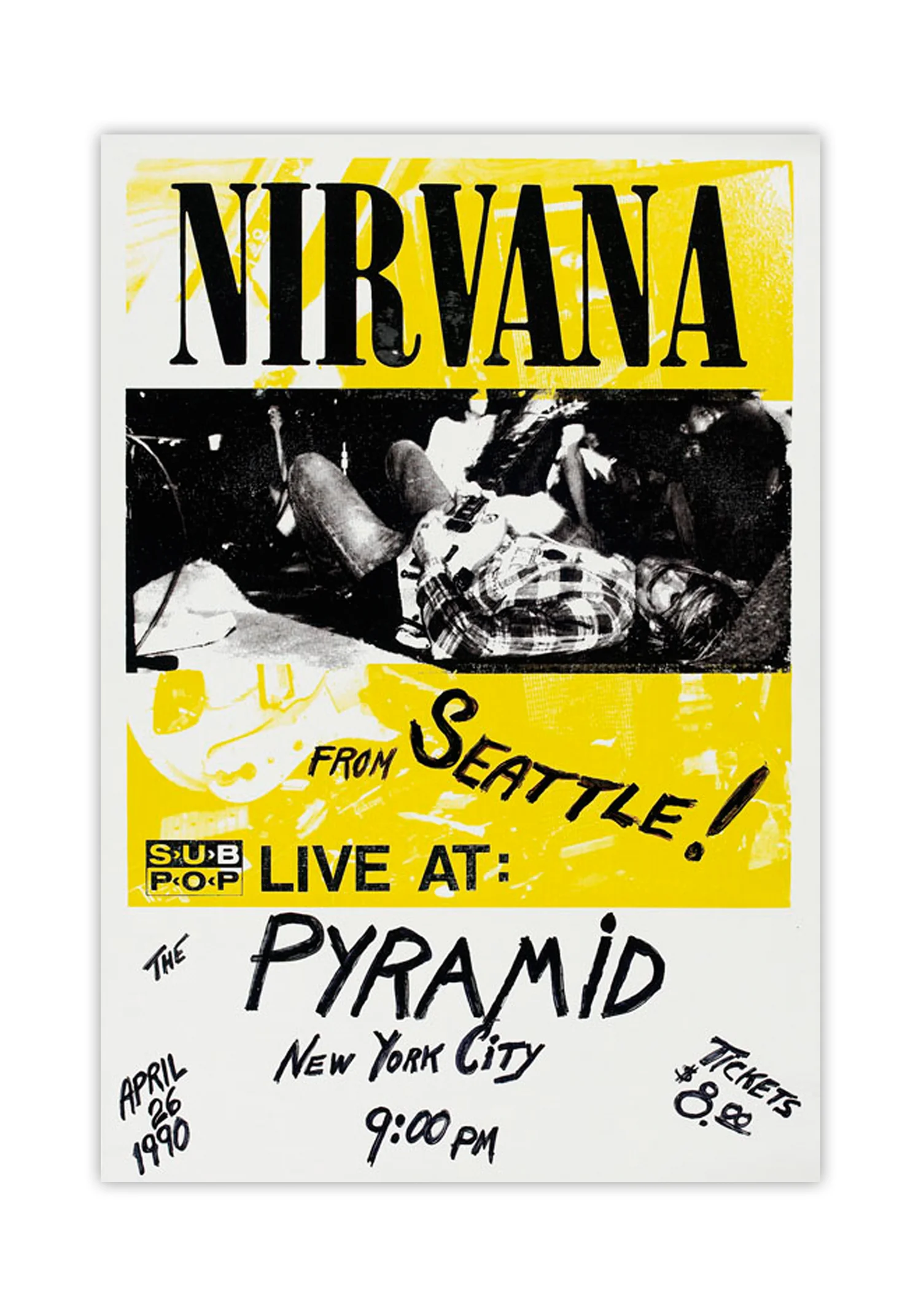 wanted nirvana c 1990 tour blank poster scott mussell nirvana c 1990 tour blank poster