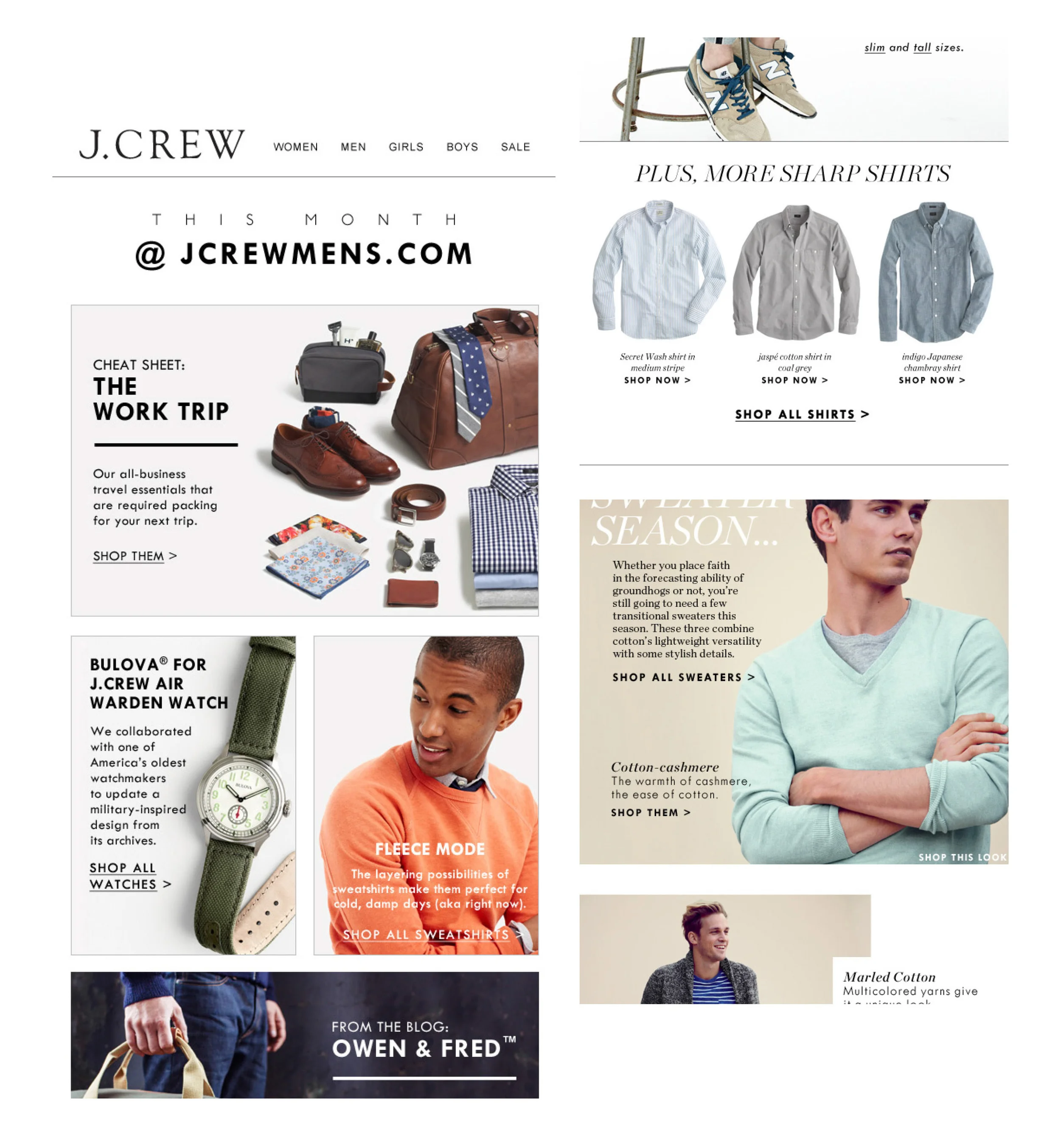 J Crew