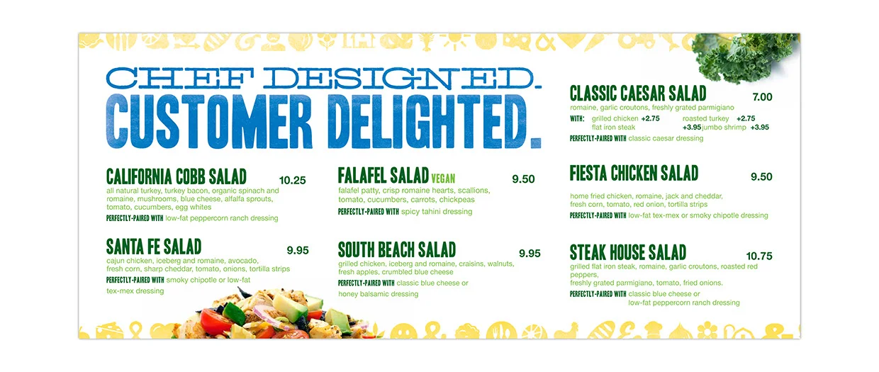 Fresh n Co. Menuboard