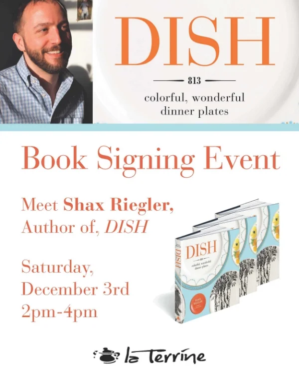 Dish Book Signing poster