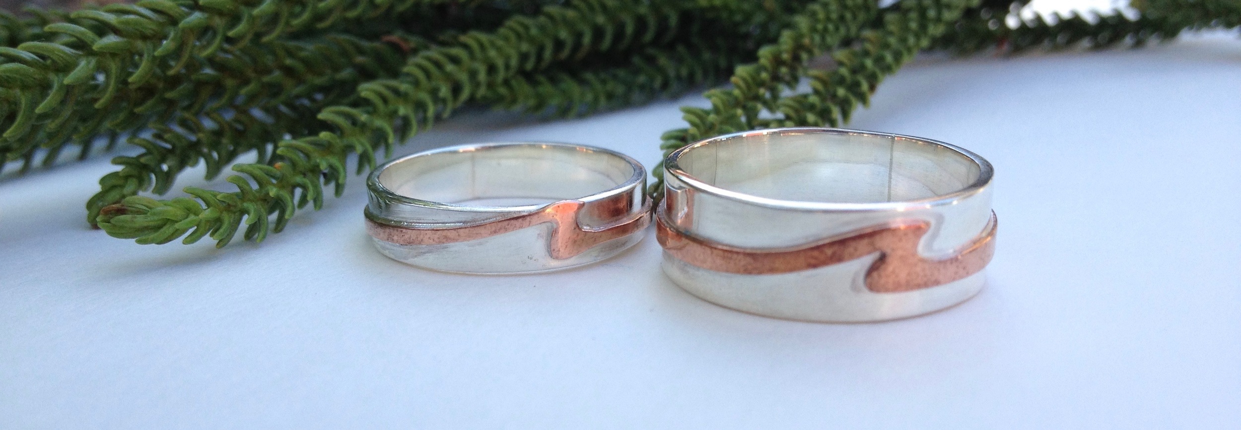 Christmas Hers & His Wave Ring.jpg