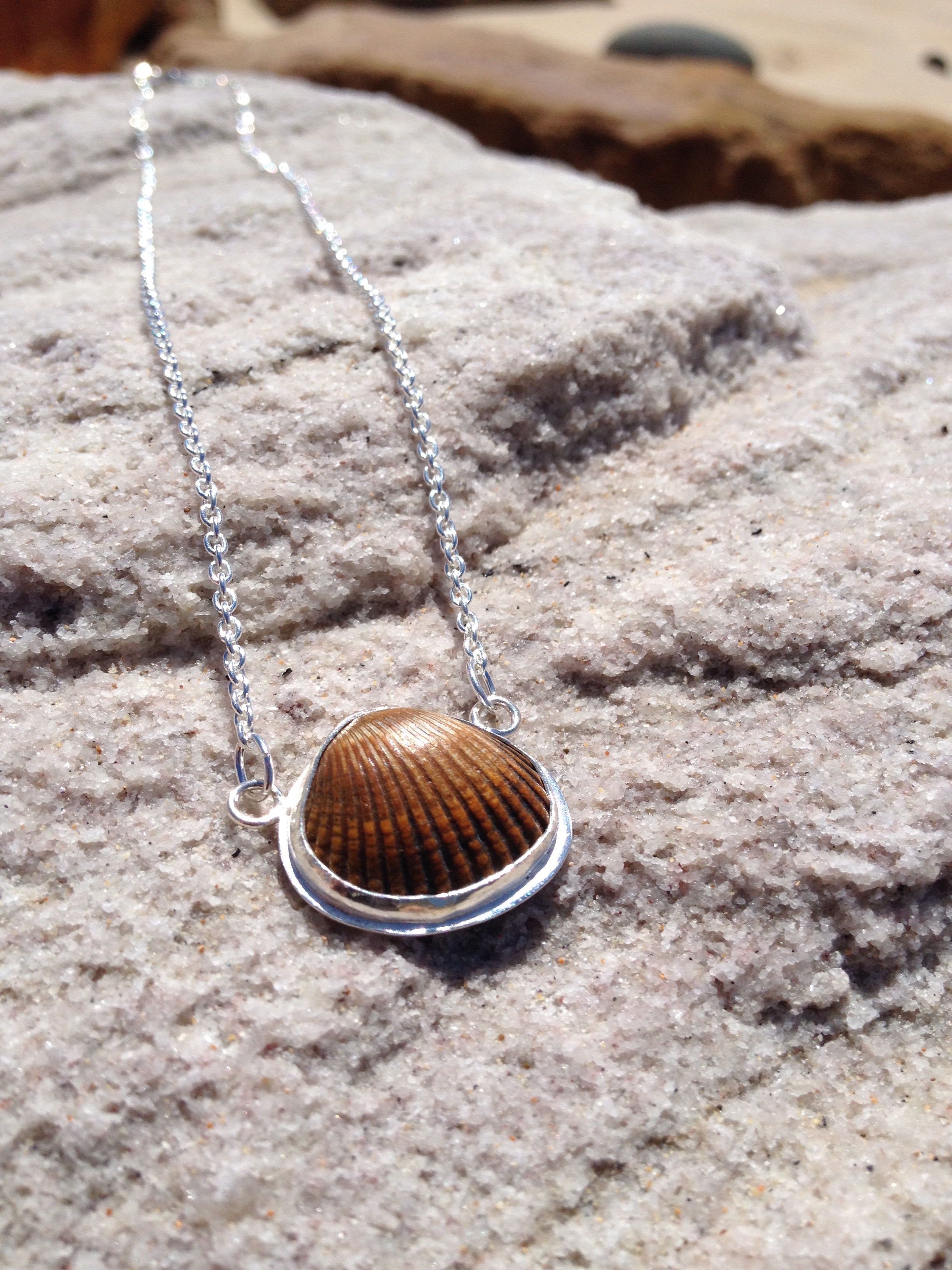 Byron Bay Copper Shell Necklace