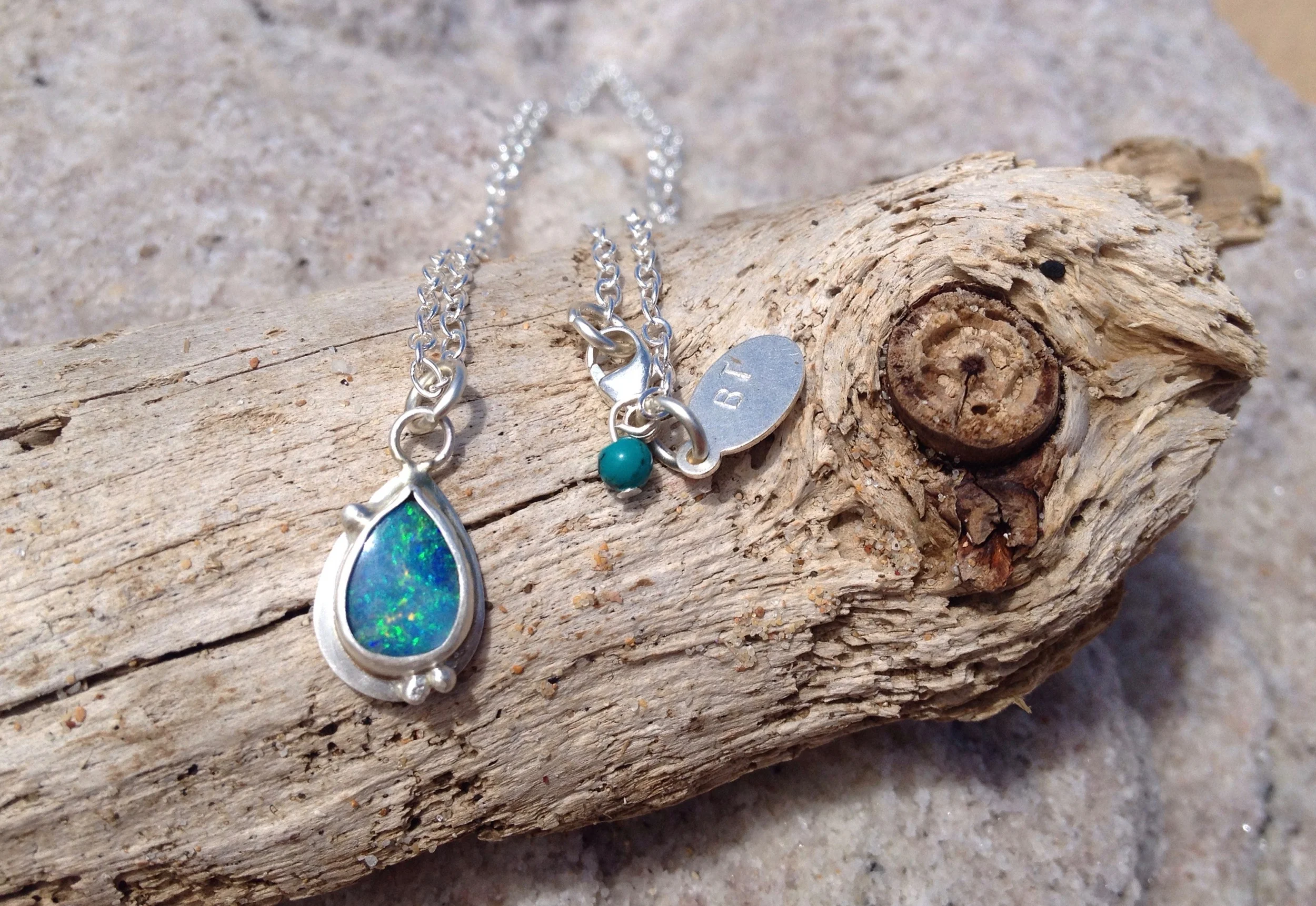 Australian Turquoise Opal Necklace