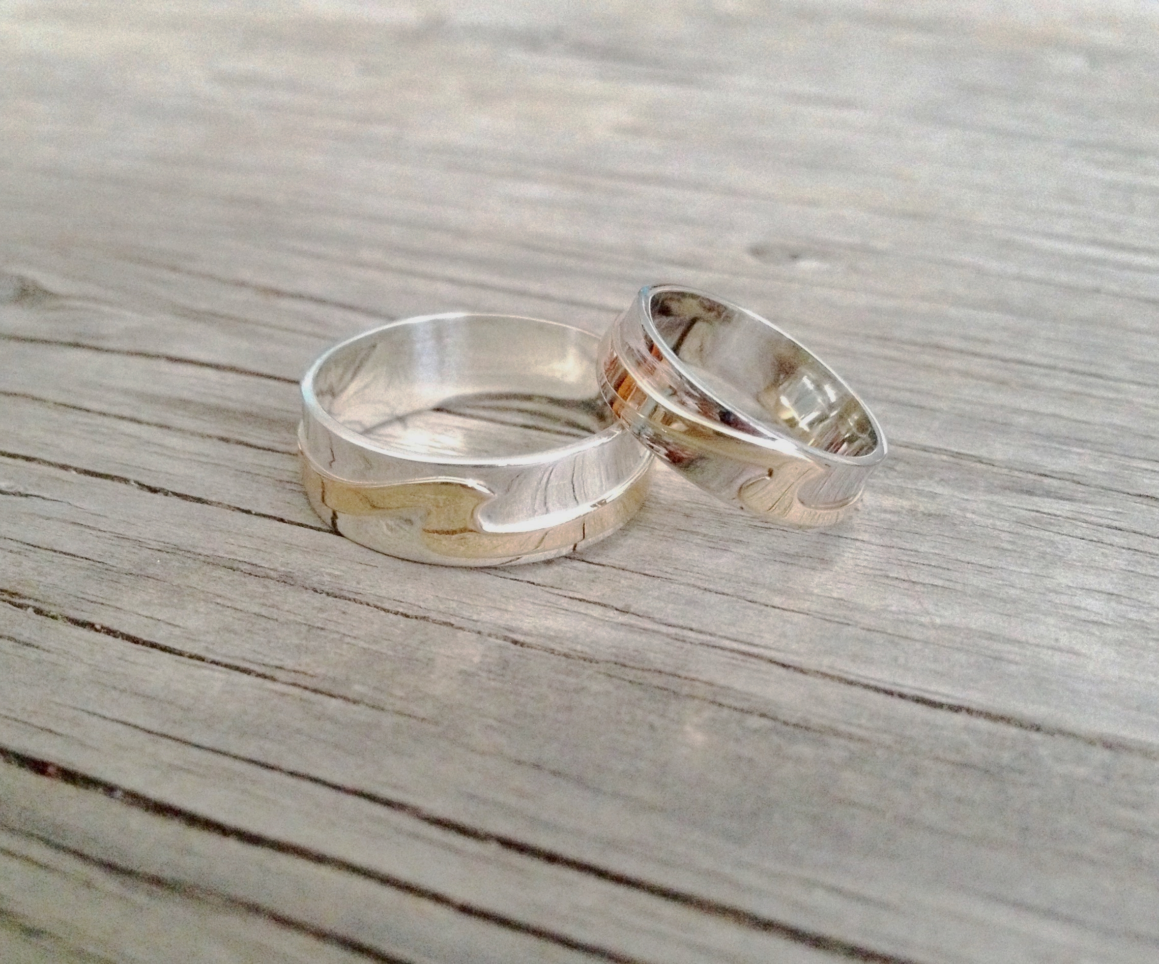 His & Her Wave Ring 10ktwgoldygold pair.jpg