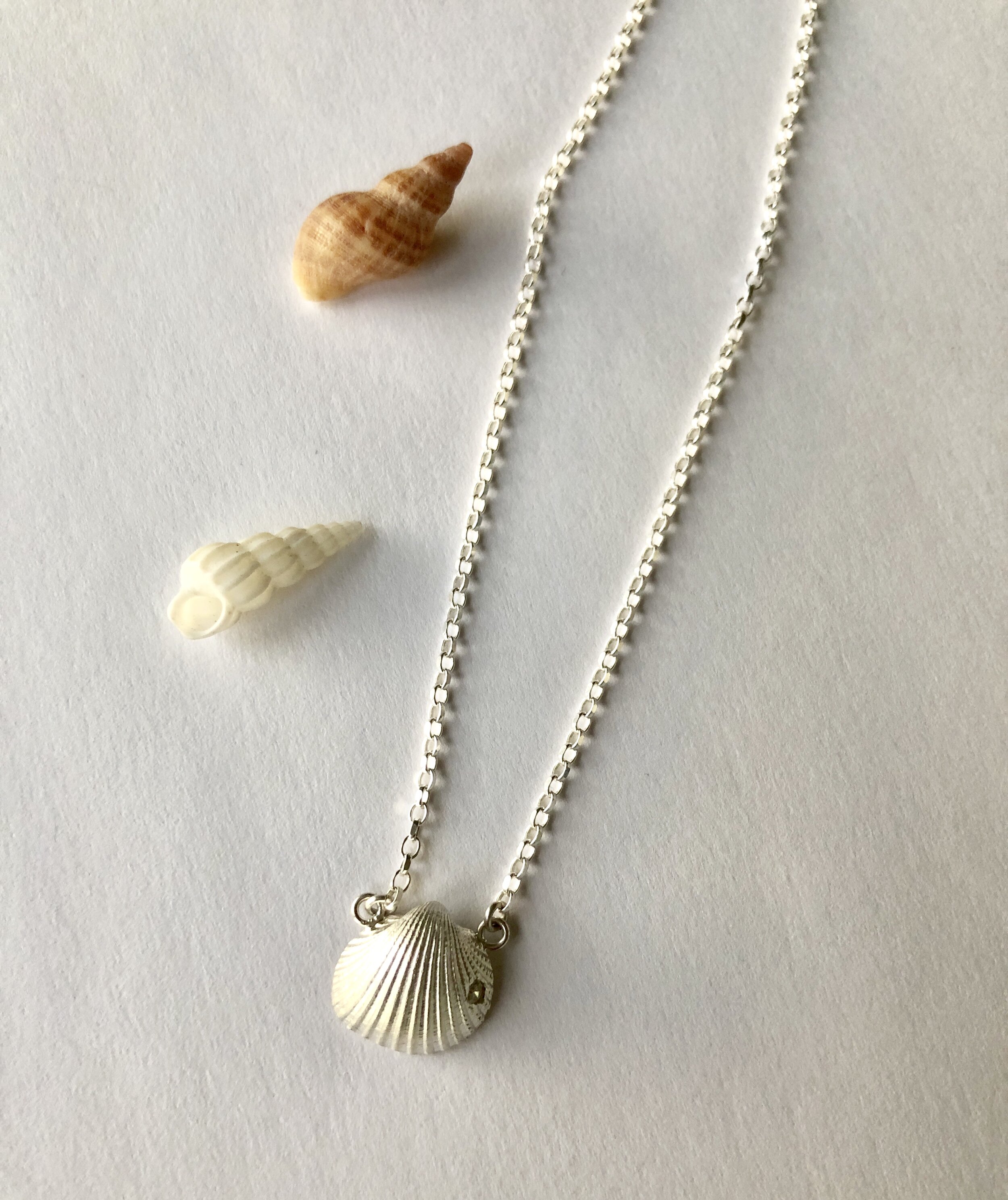 Lotus & Luna: White Sand Beach Necklace | Makk Fashions