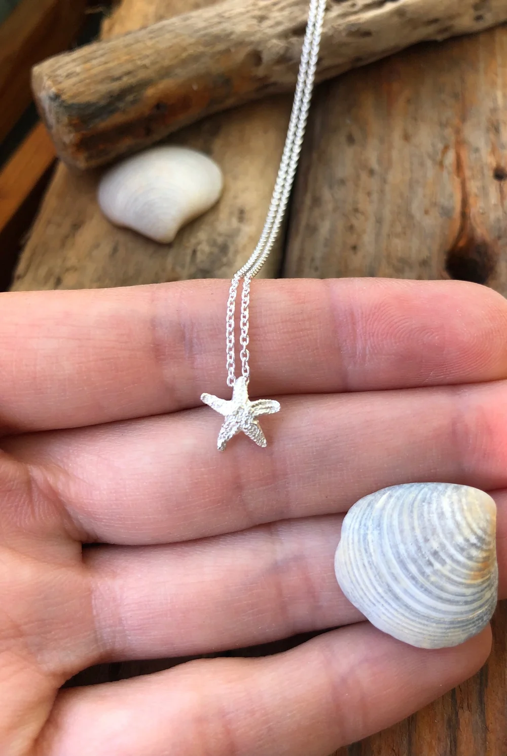 Silver Sea Star Necklace Bridget Turner Jewellery