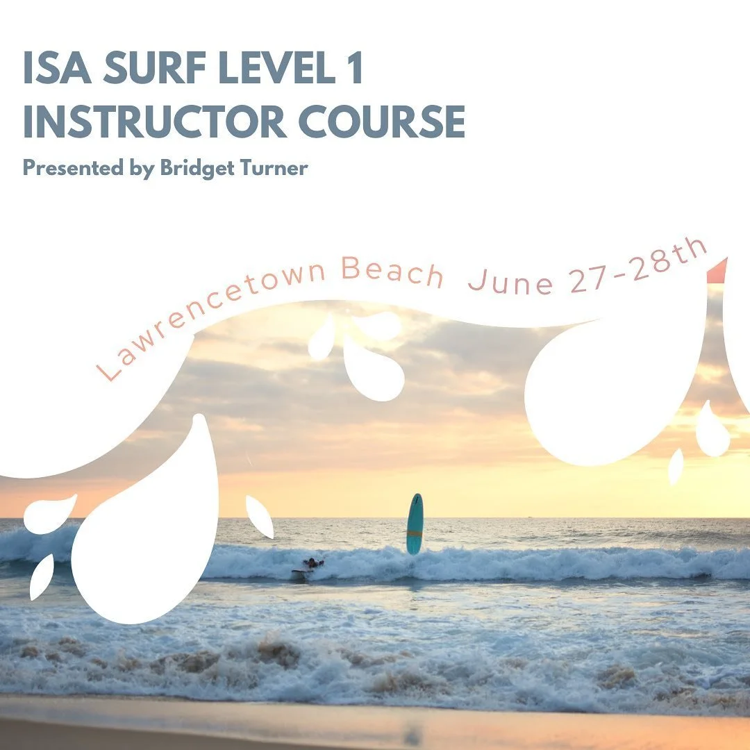 Summer is fast approaching! To kick off my summer of coaching I'll be putting on the ISA Surf Level 1 instructor course with @surfnovascotia 

Perhaps you are working for a surf school this summer and would like to become certified or would love to h