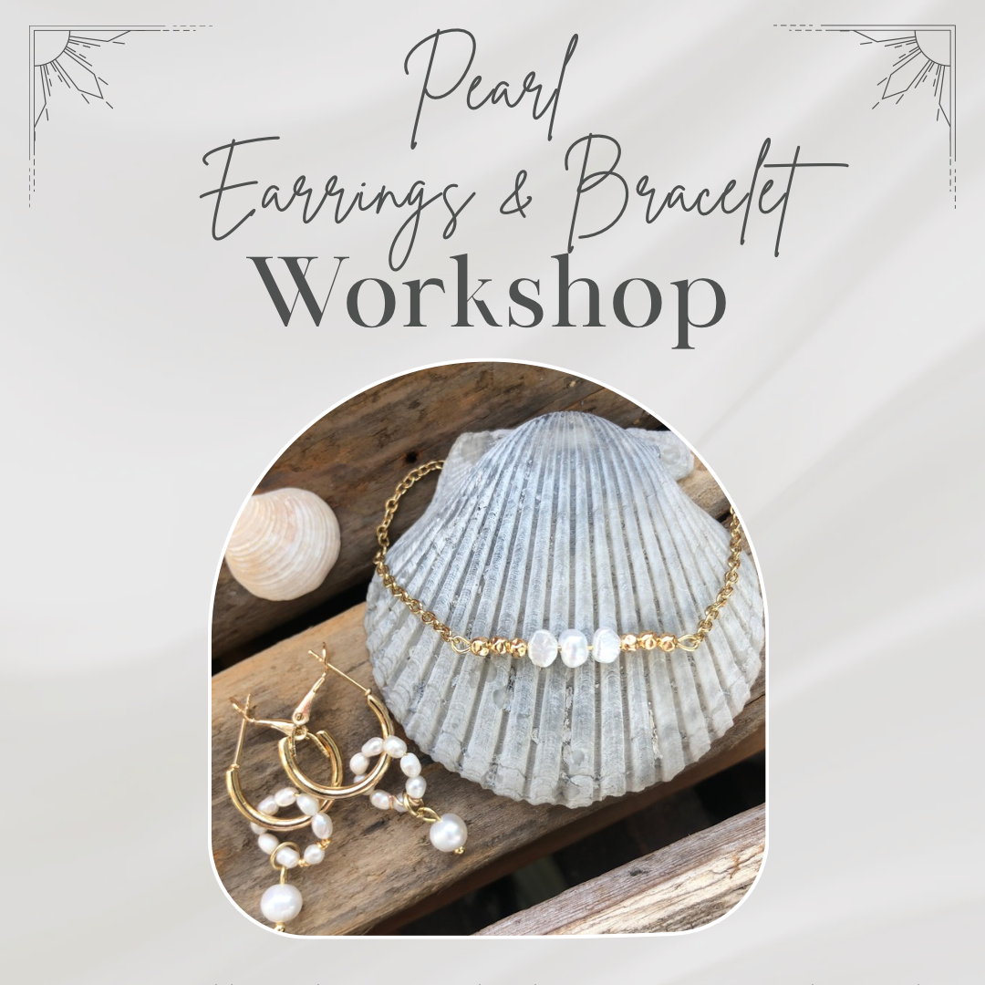 Pearl Earrings and Bracelet Workshop
