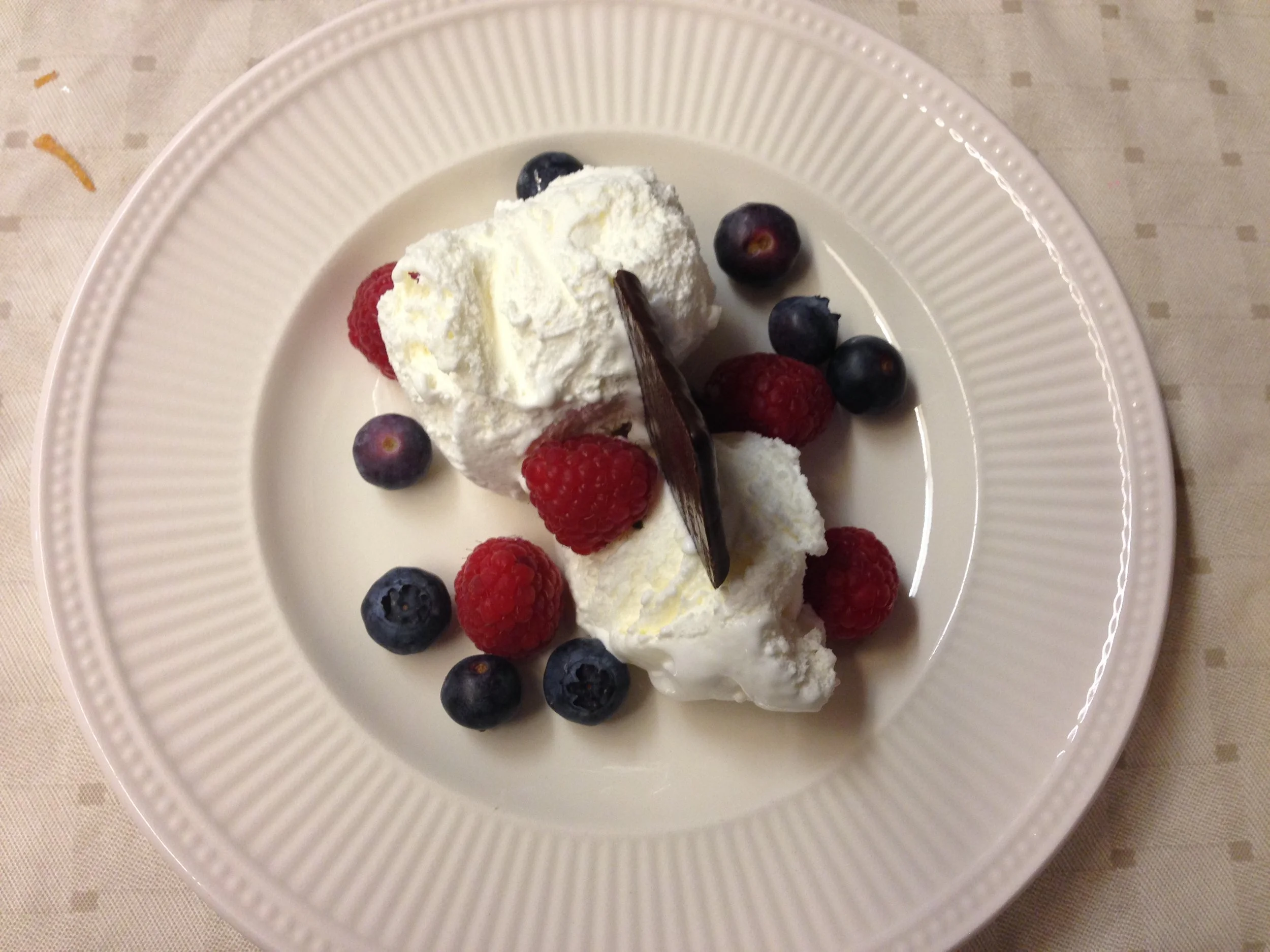 Icecream with Berries