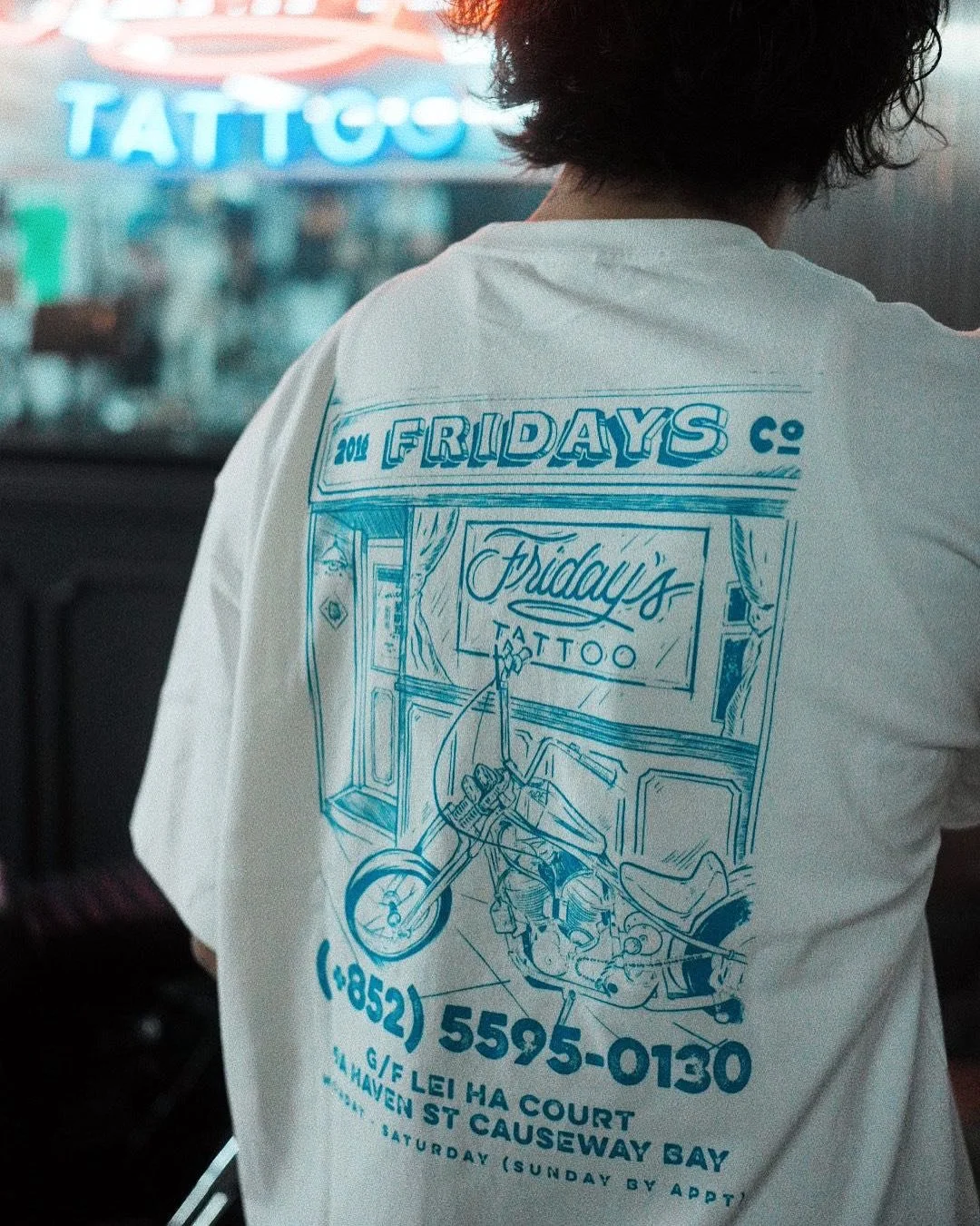 【Friday’s Tattoo HK 自家繪製】 T- shirt 現以正式發售