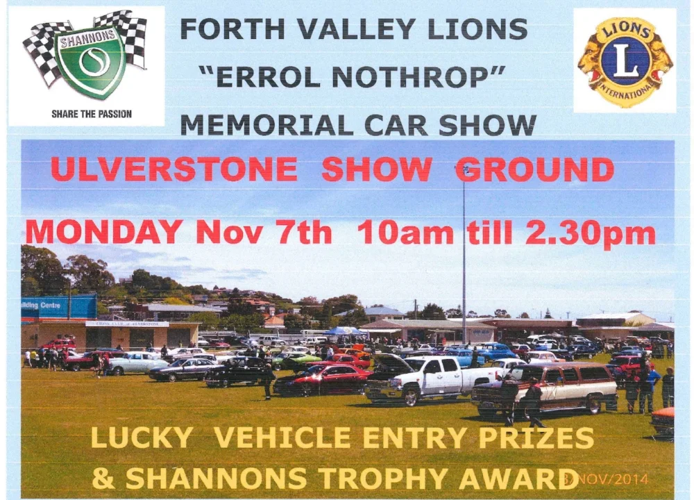 Forth Valley Lions "Errol Nothrop" Memorial Car Show