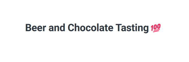 Beer and Chocolate Tasting - Penguin Beer Co.